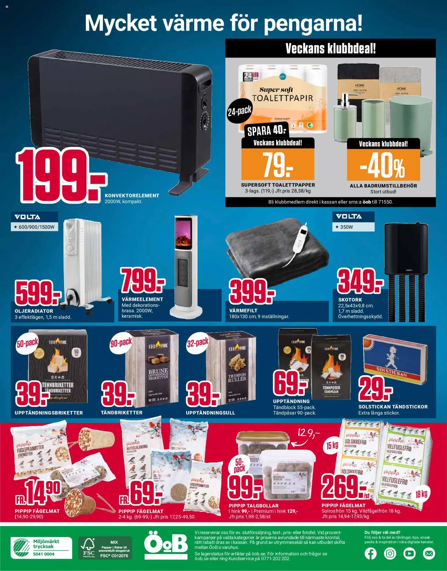 ÖoB erbjudanden Reklamblad in Sverige
