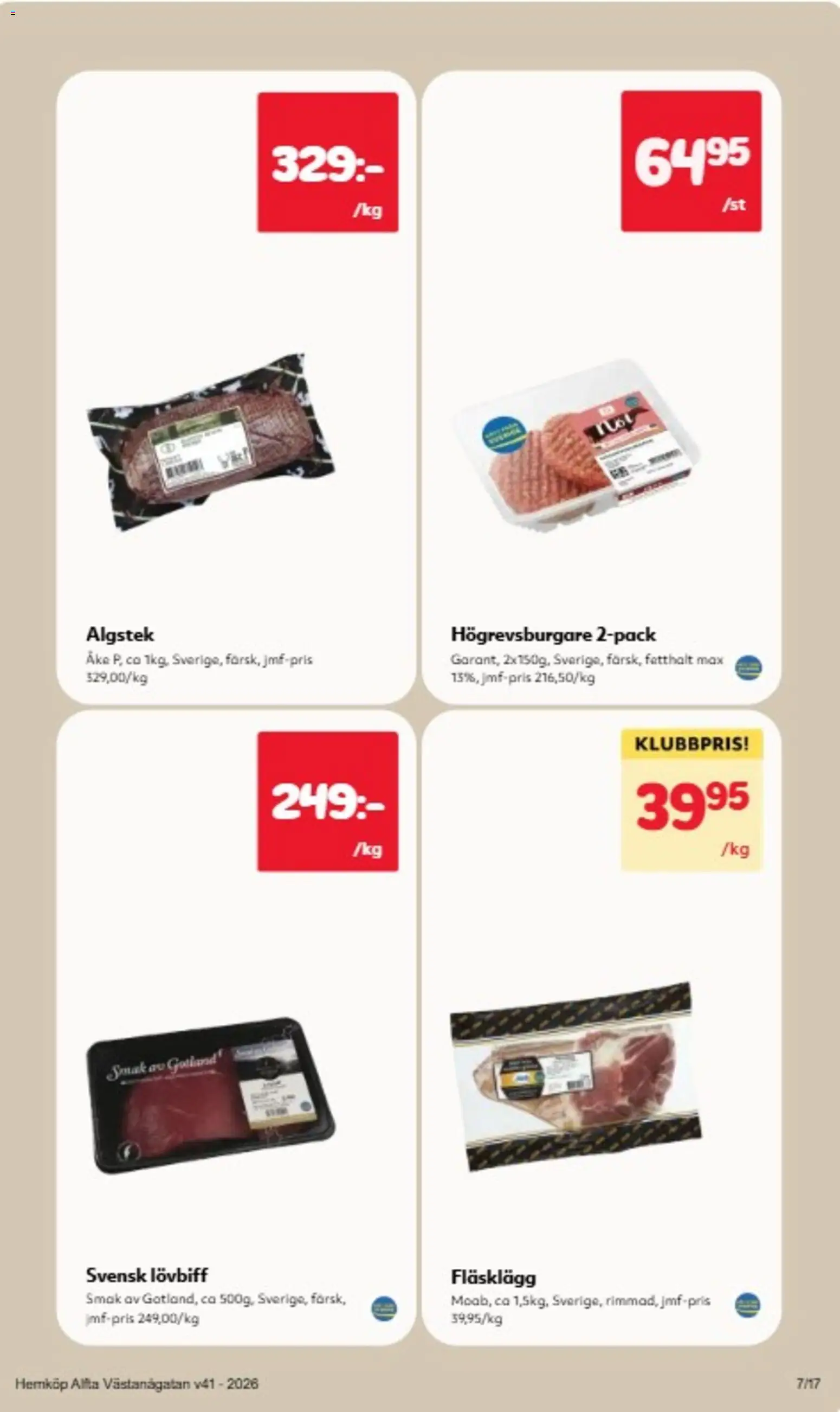Hemköp erbjudanden Reklamblad in Sverige