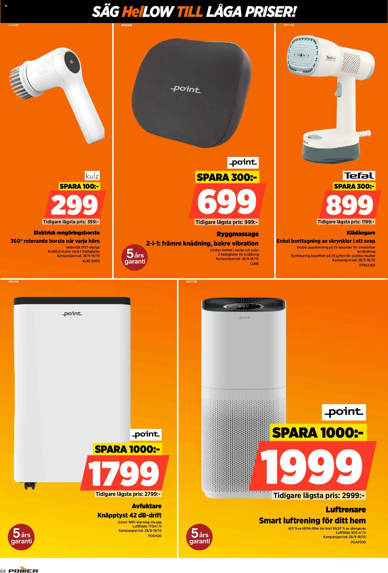 Power erbjudanden Reklamblad in Sverige