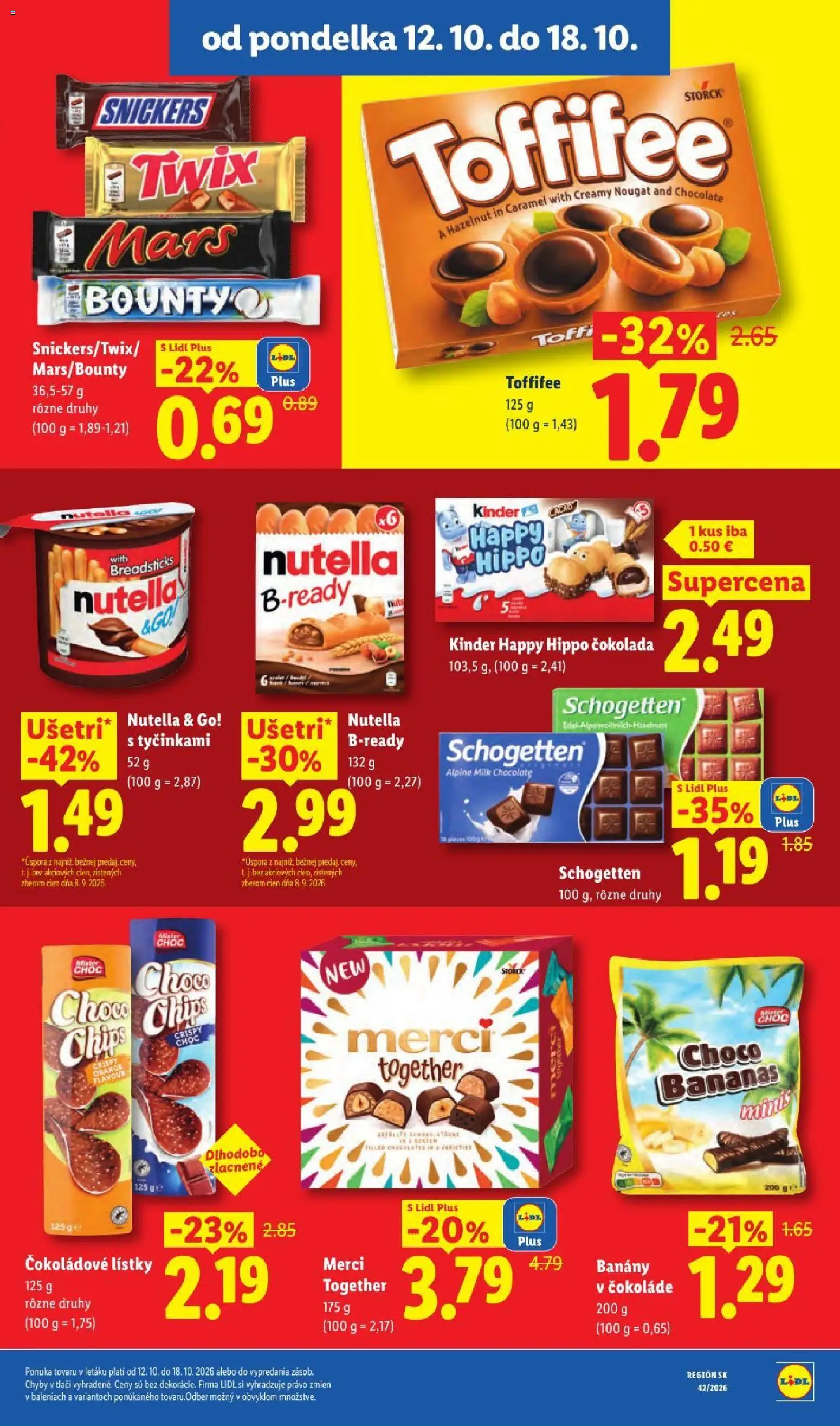 Lidl leták Leták in Slovensko