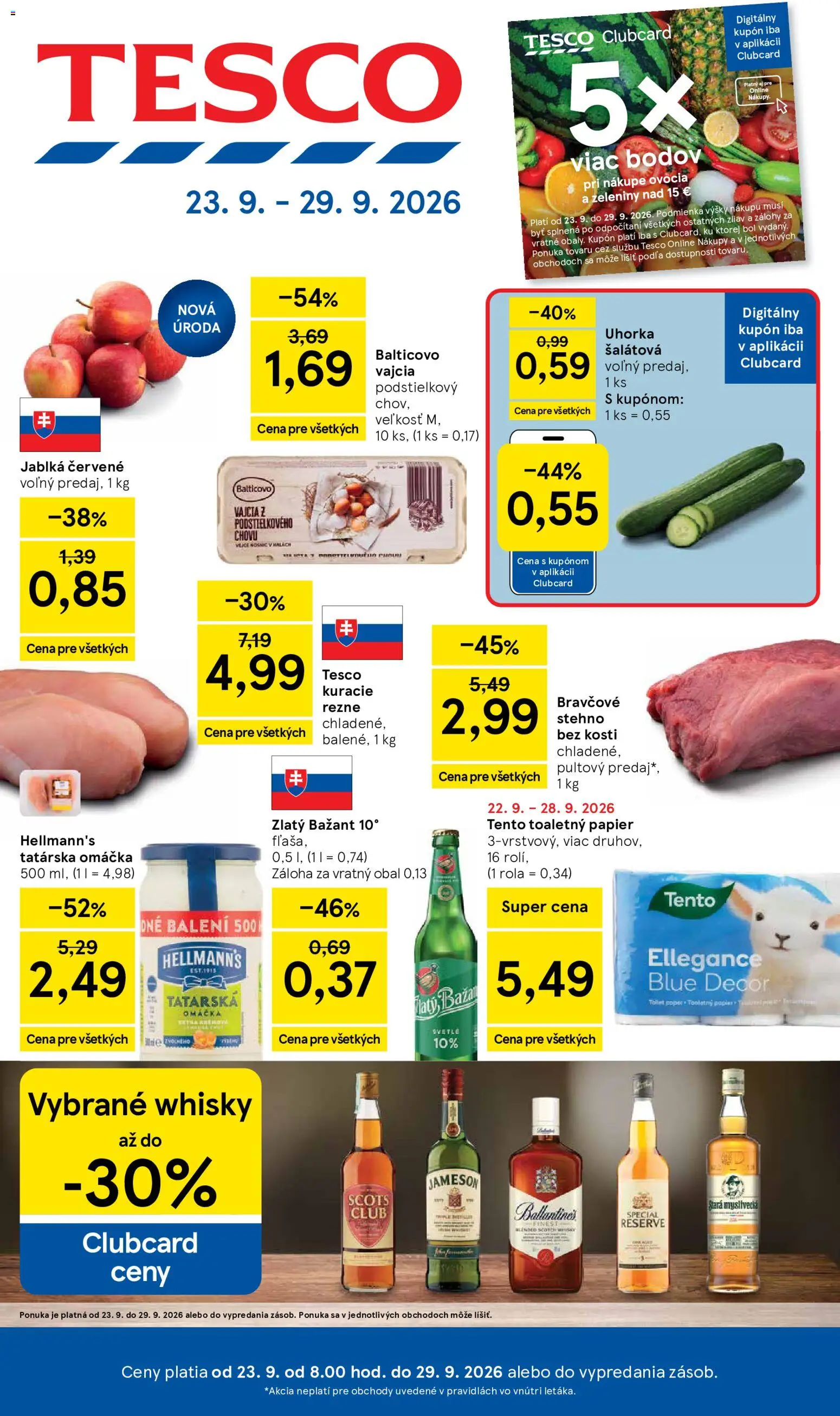 Tesco Hypermarket - leták Leták in Slovensko