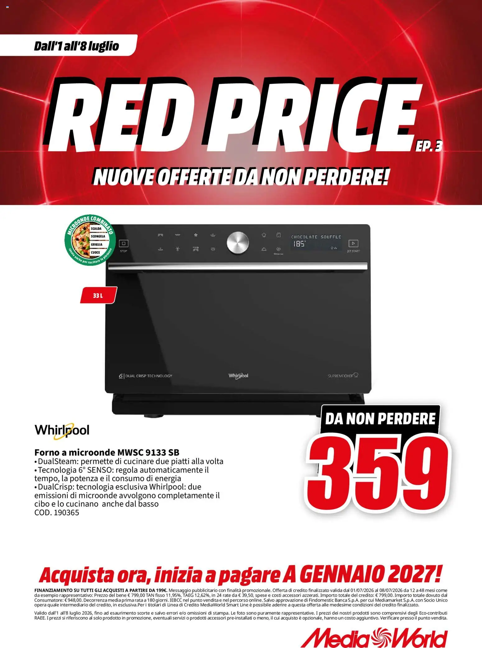 📣 Volantino Media World dal 📅 01/07/2026 - Scopri le offerte ora!🔥 | Italy
