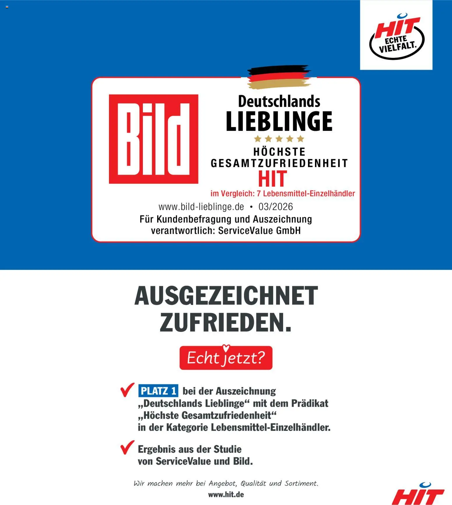 HIT Prospekt Prospekt in Deutschland