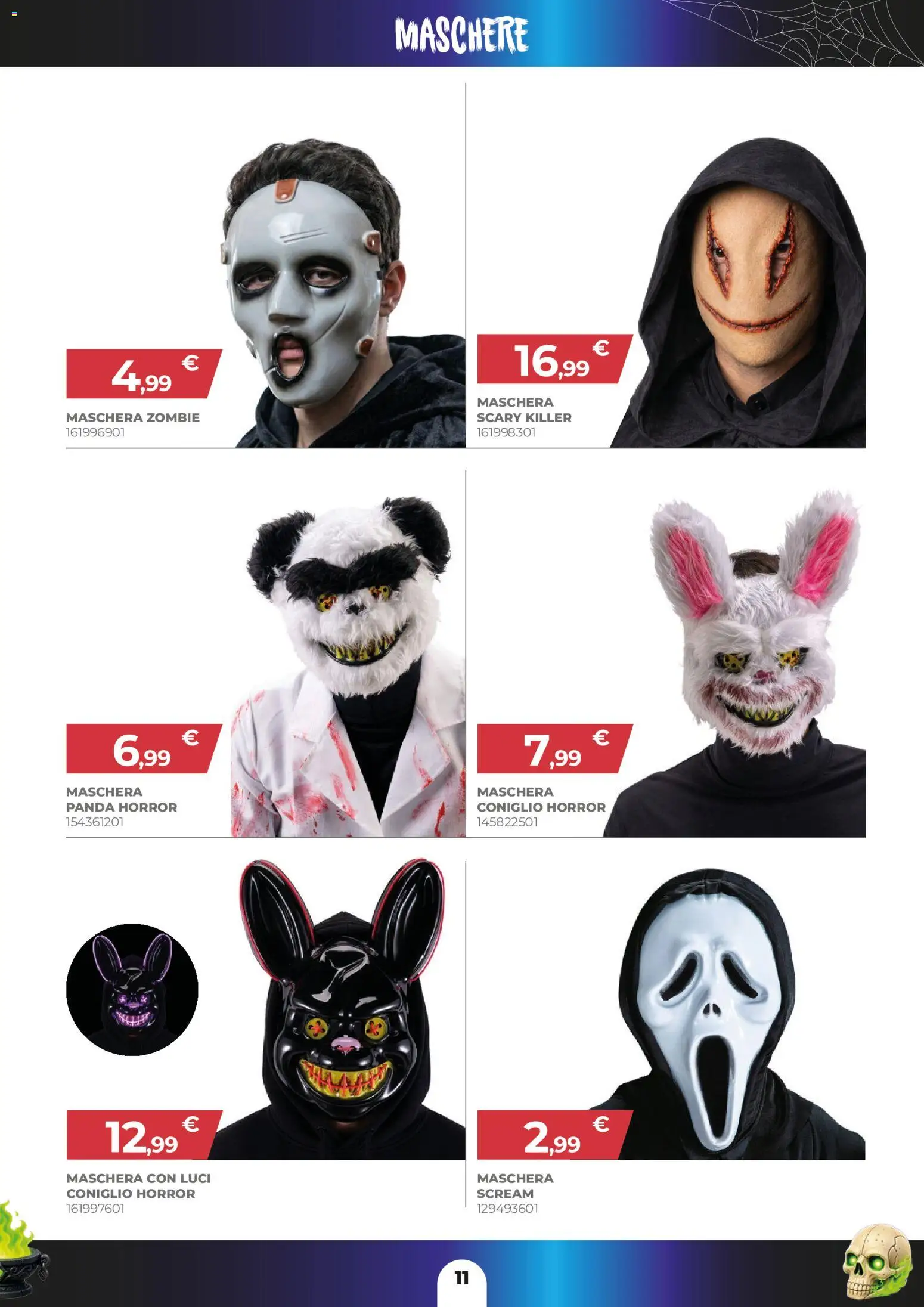 Toys Center volantino Halloween Volantino in Italy