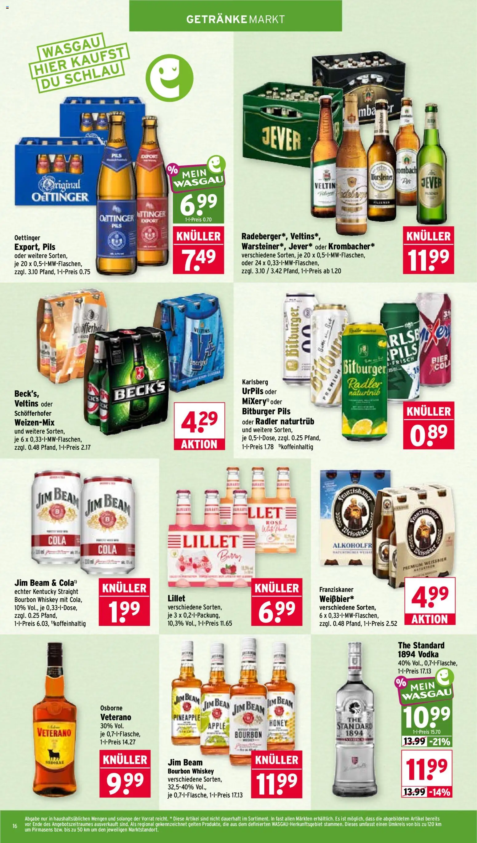 Wasgau Prospekt Prospekt in Deutschland