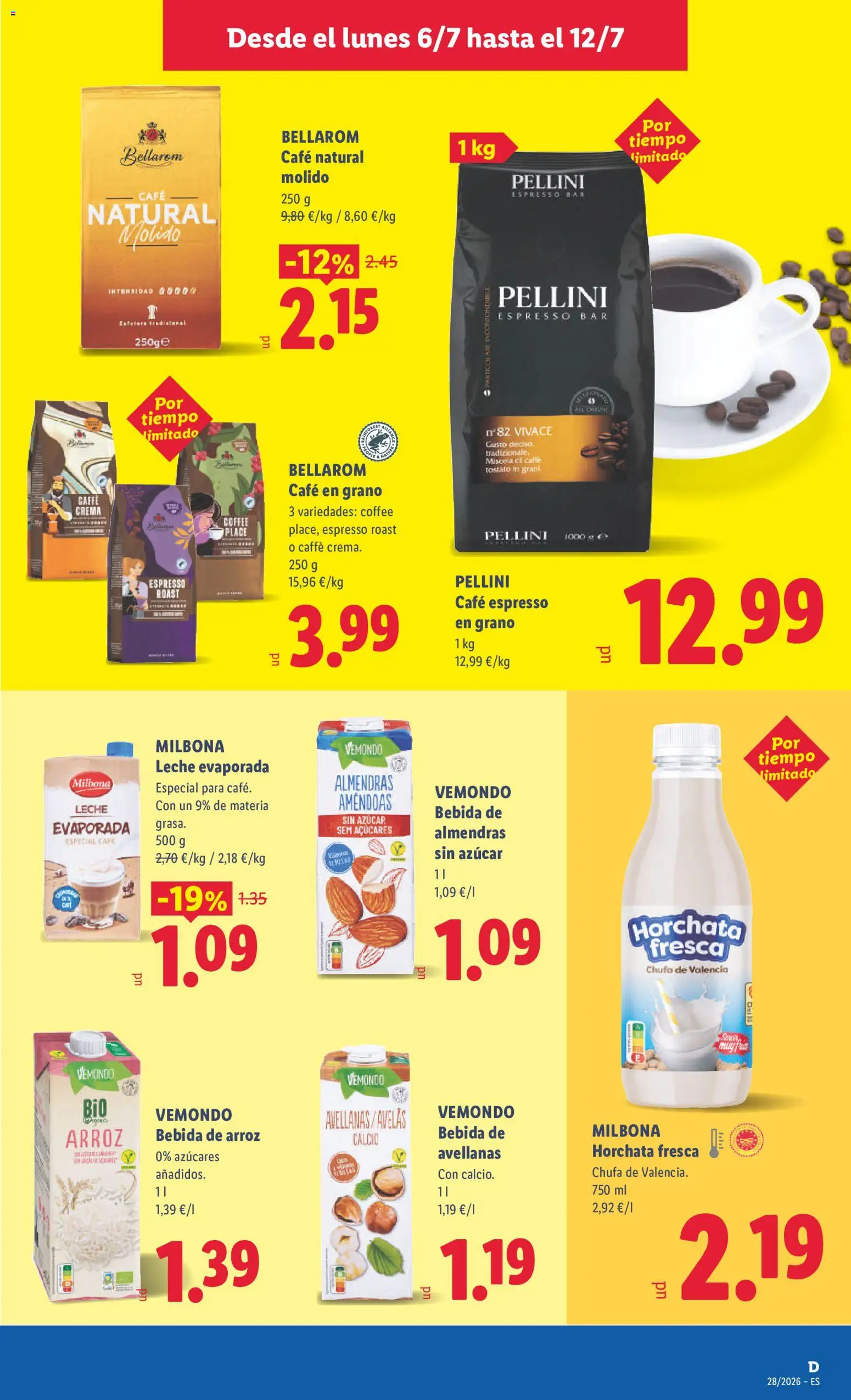 Lidl folleto desde 06/07/2026 | ¿Cómo obtener un descuento limitado? ¡Ahorra hoy mismo! | España