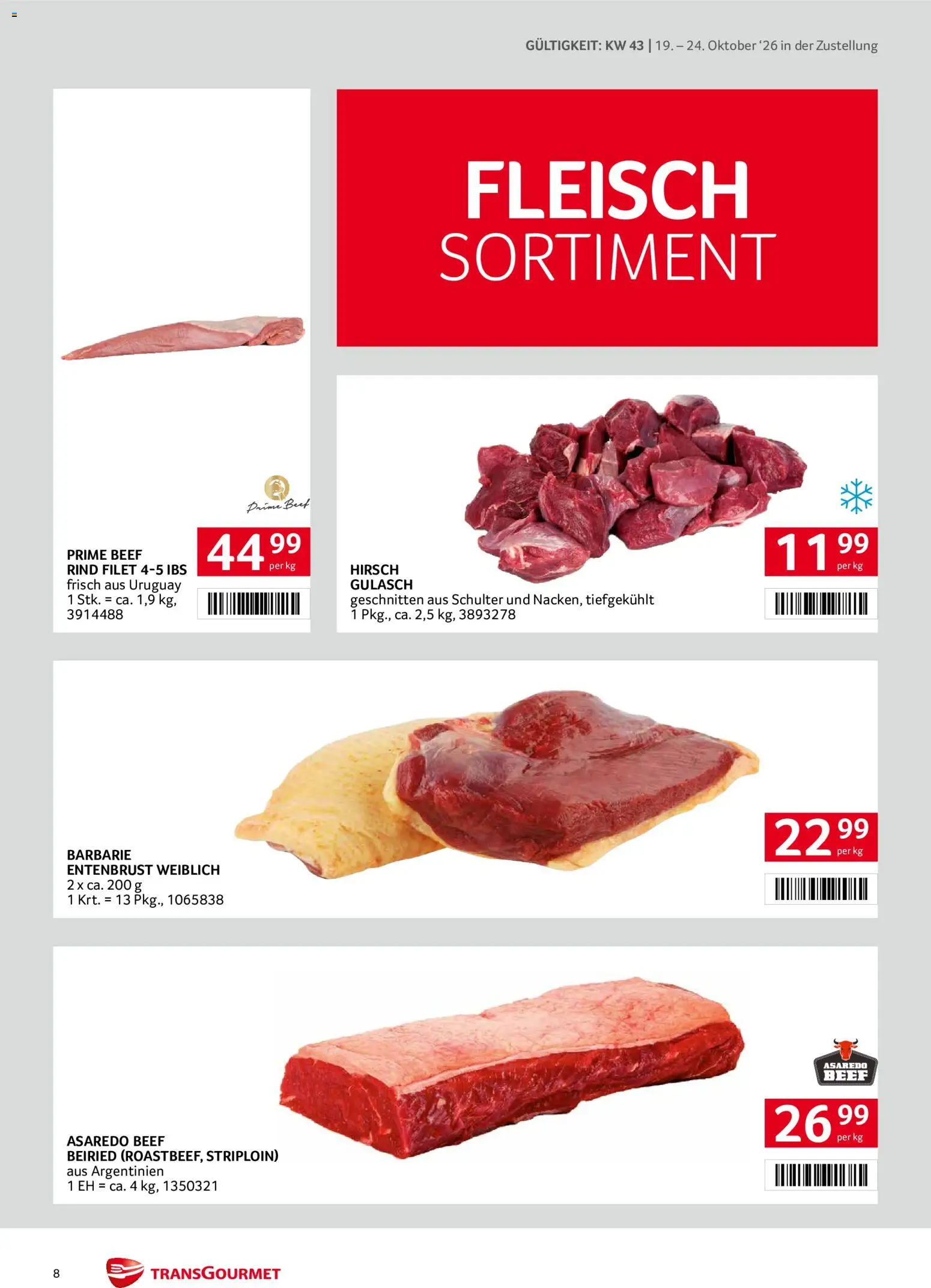 Transgourmet Flugblatt Flugblatt in Österreich