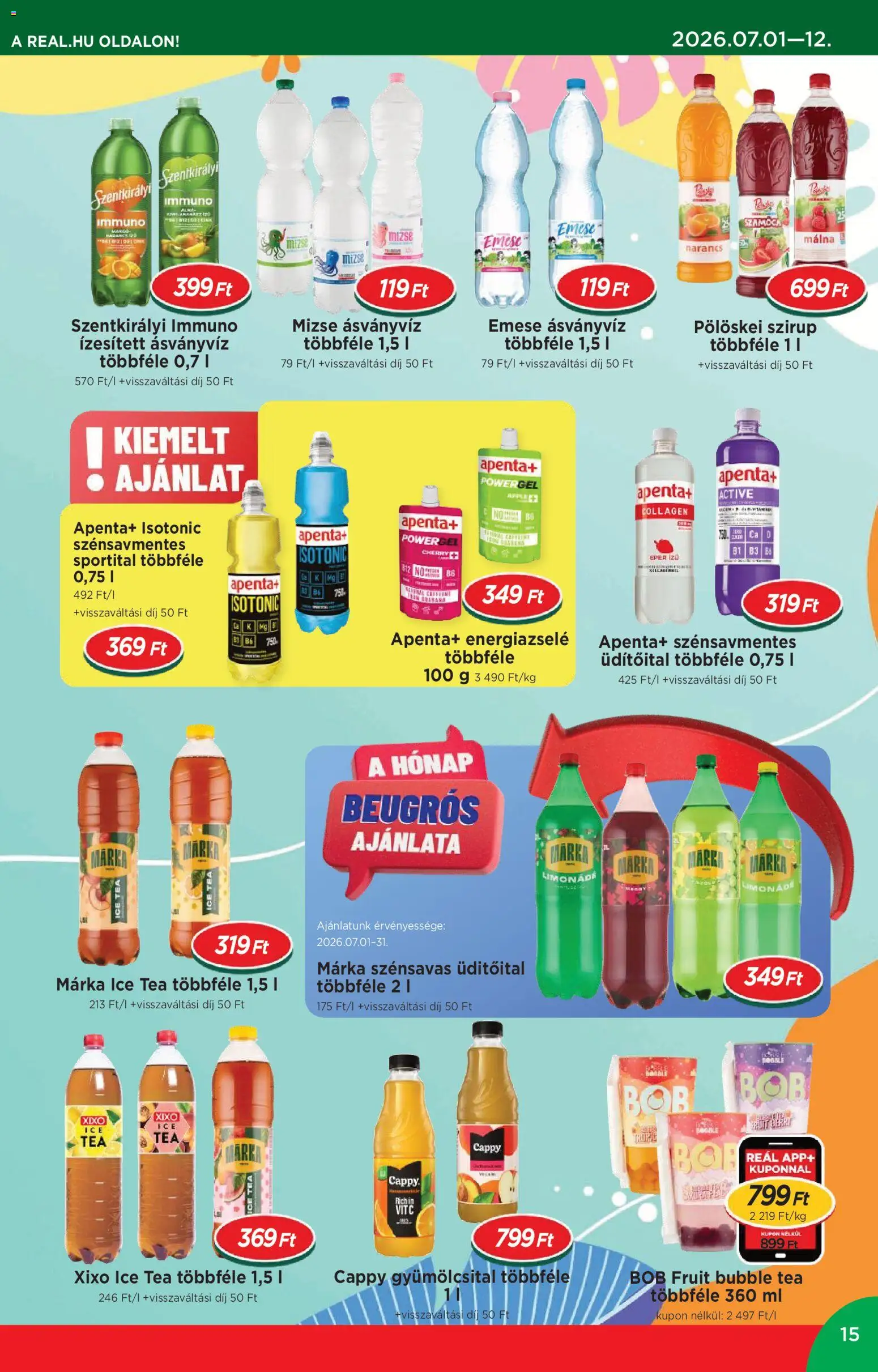 Reál Akciós Újság 2026.07.01.-tól/töl - fantasztikus ajánlatokat! 🛍️ | Magyarország