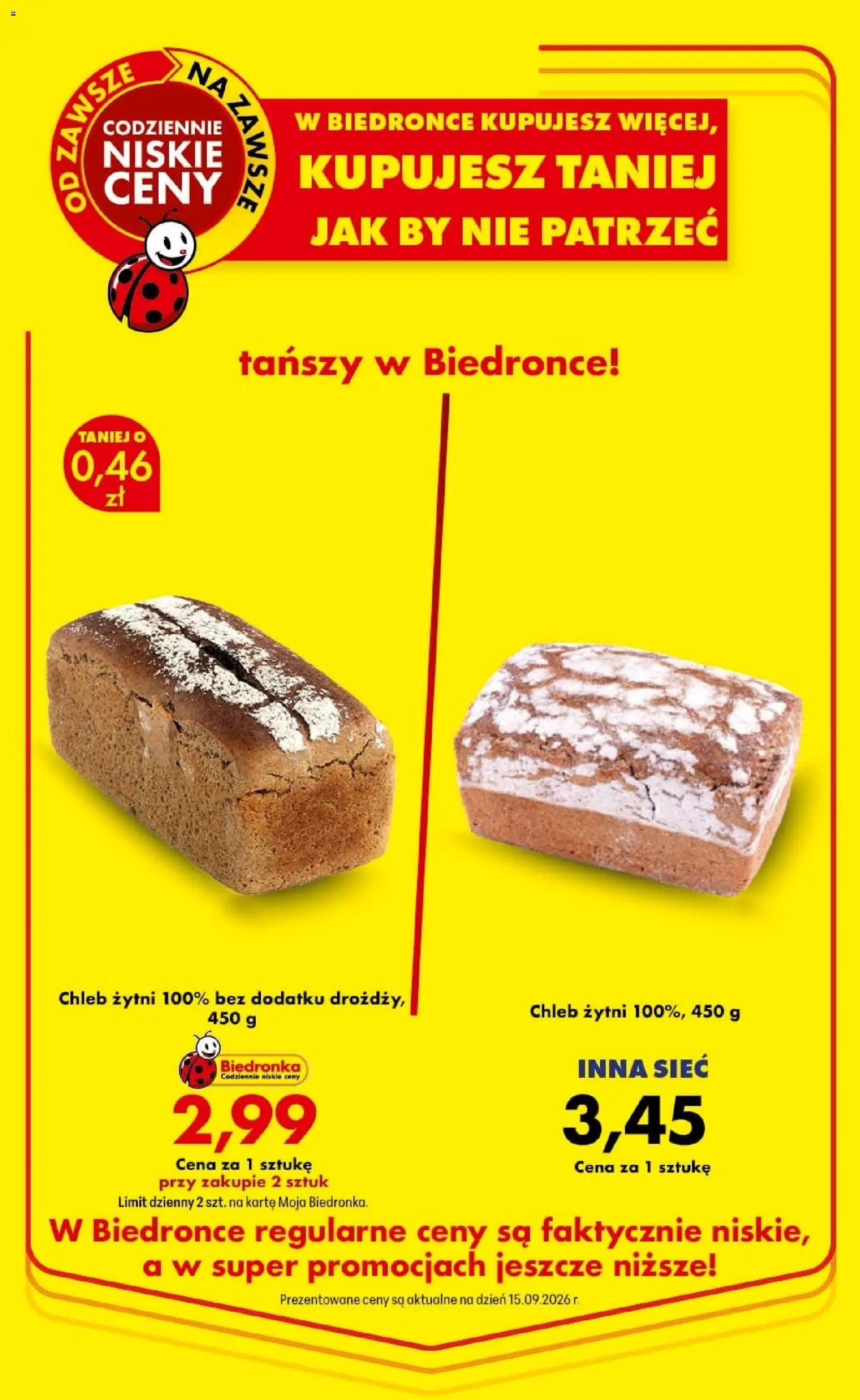 Biedronka Polsko leták - Codziennie niskie ceny Leták in Česko
