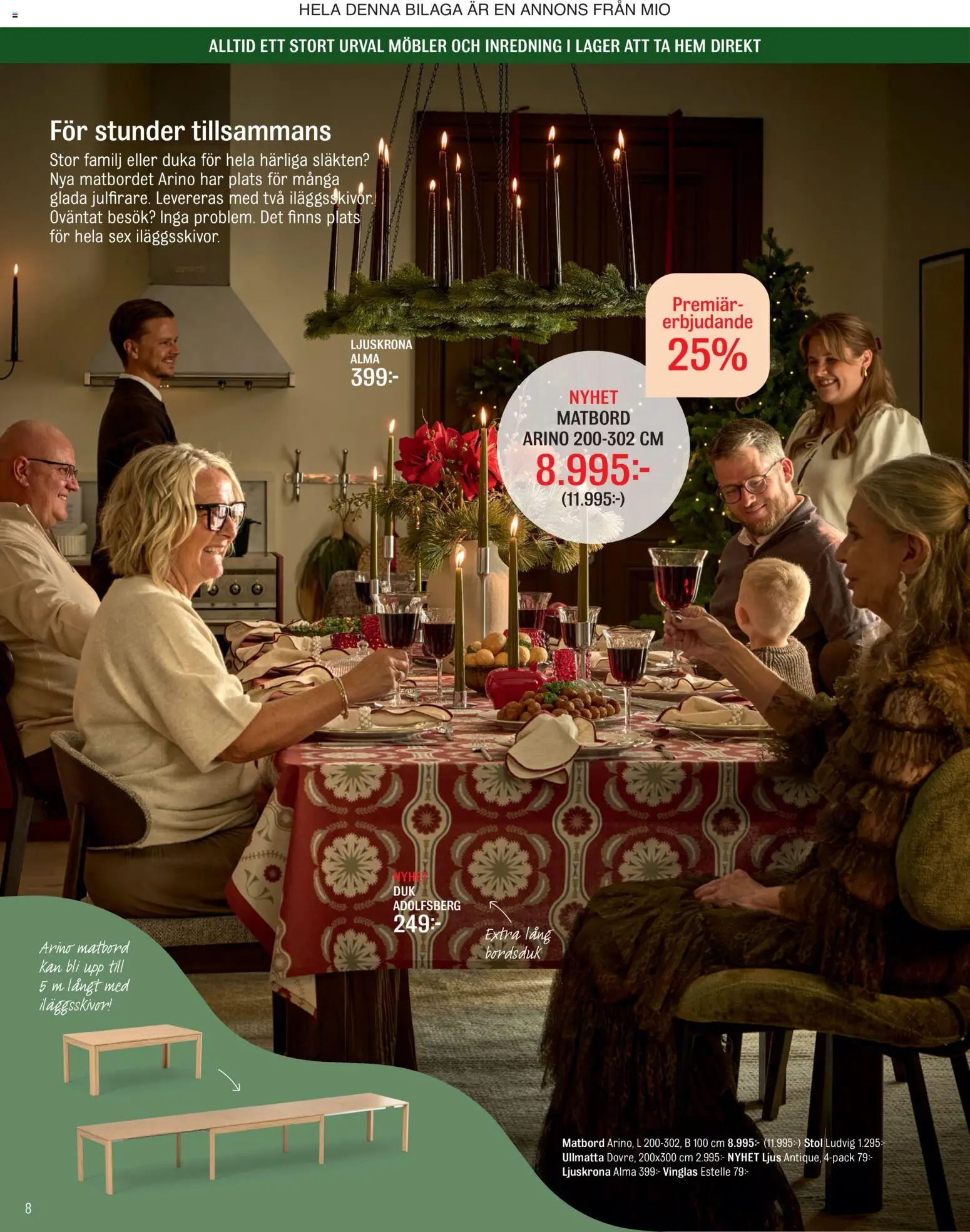 Mio erbjudanden Reklamblad in Sverige