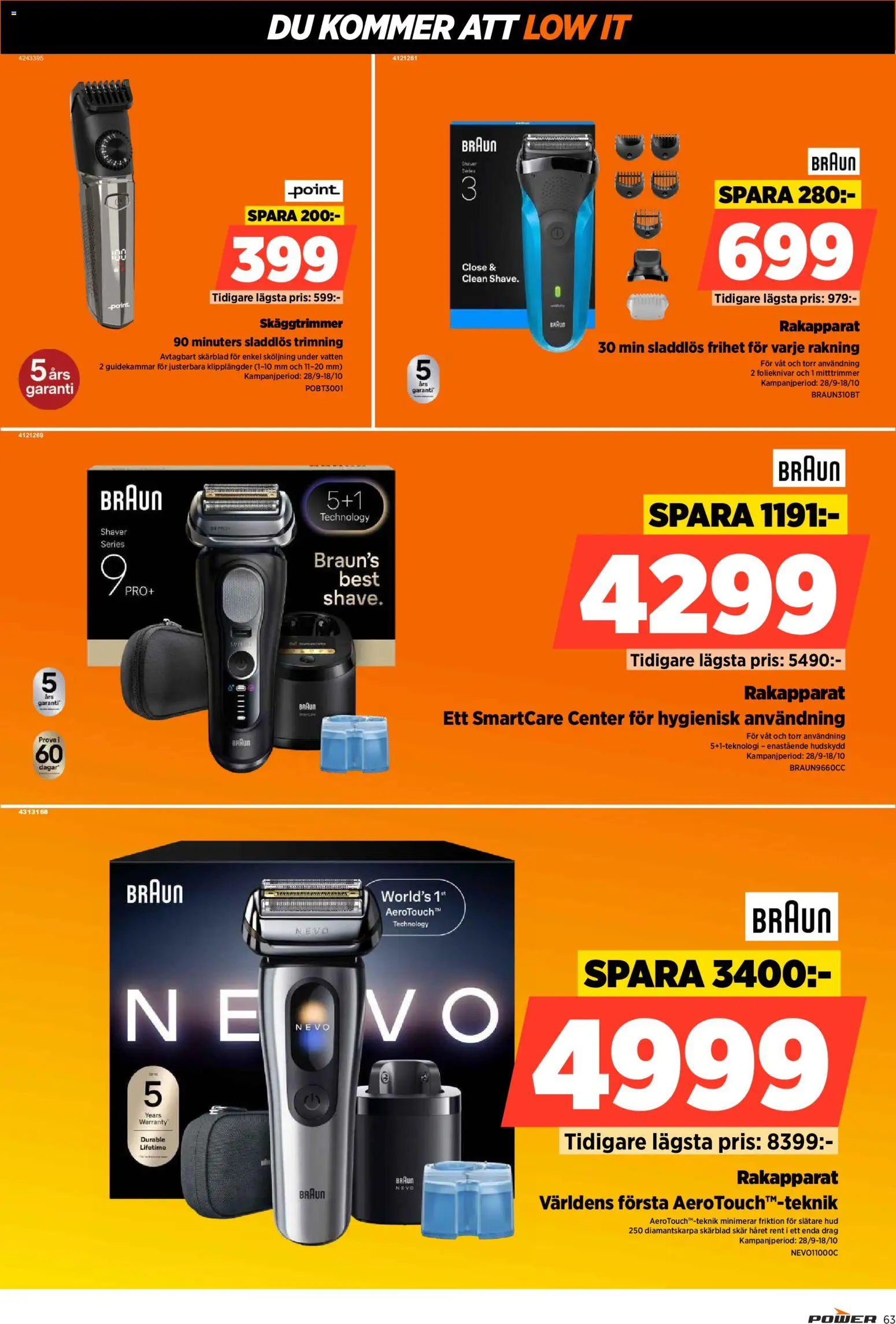 Power erbjudanden Reklamblad in Sverige