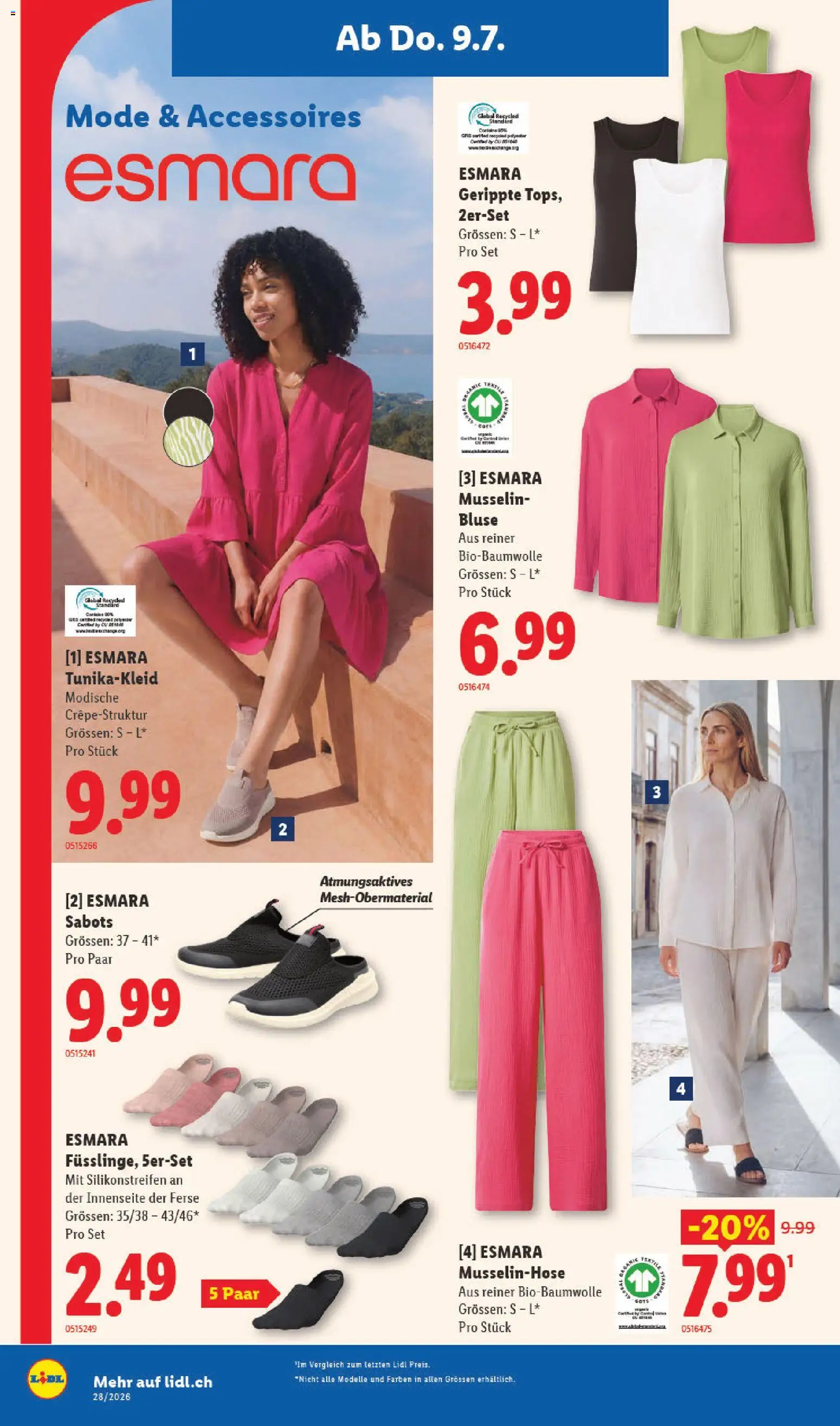 🛍️ Lidl aktionen ab 09.07.2026 » Entdecken Sie exklusive Rabatte und sparen Sie noch heute! 💰 | Schweiz