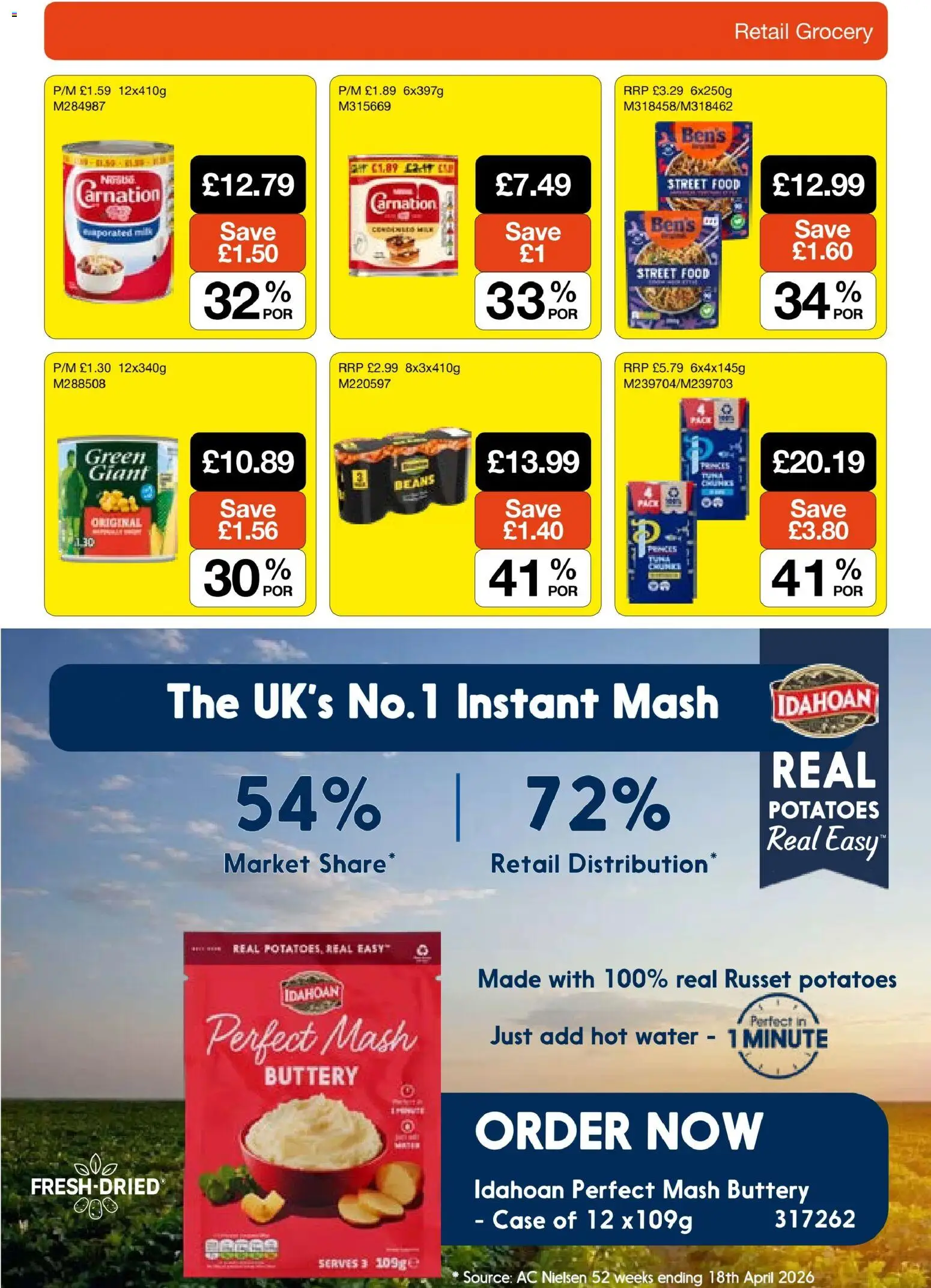 Booker Wholesale - NP9 National Promotions Leaflet in United Kingdom