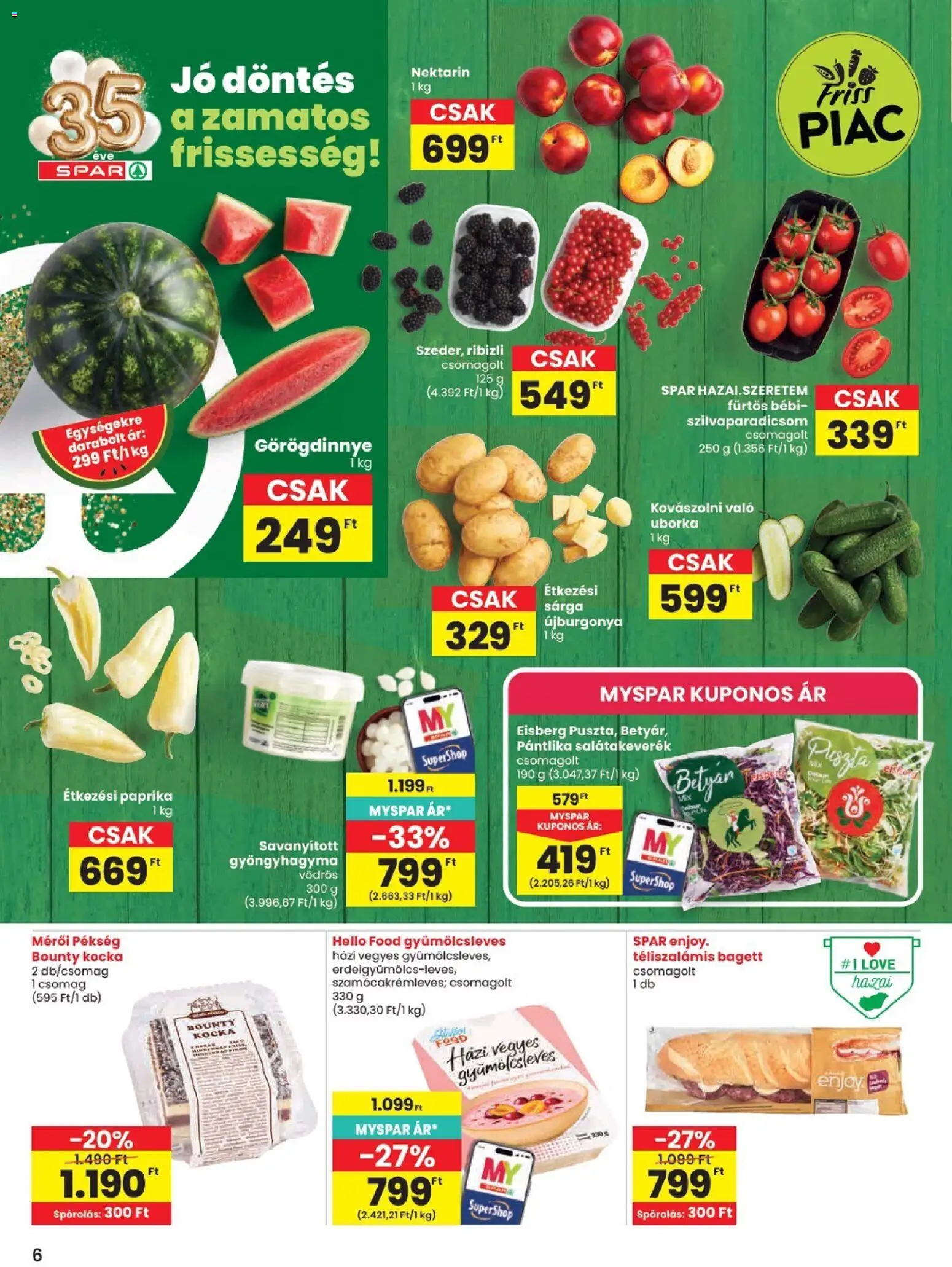Spar akciós újság ✨ 2026.07.09.-tól/től⏳ | Magyarország