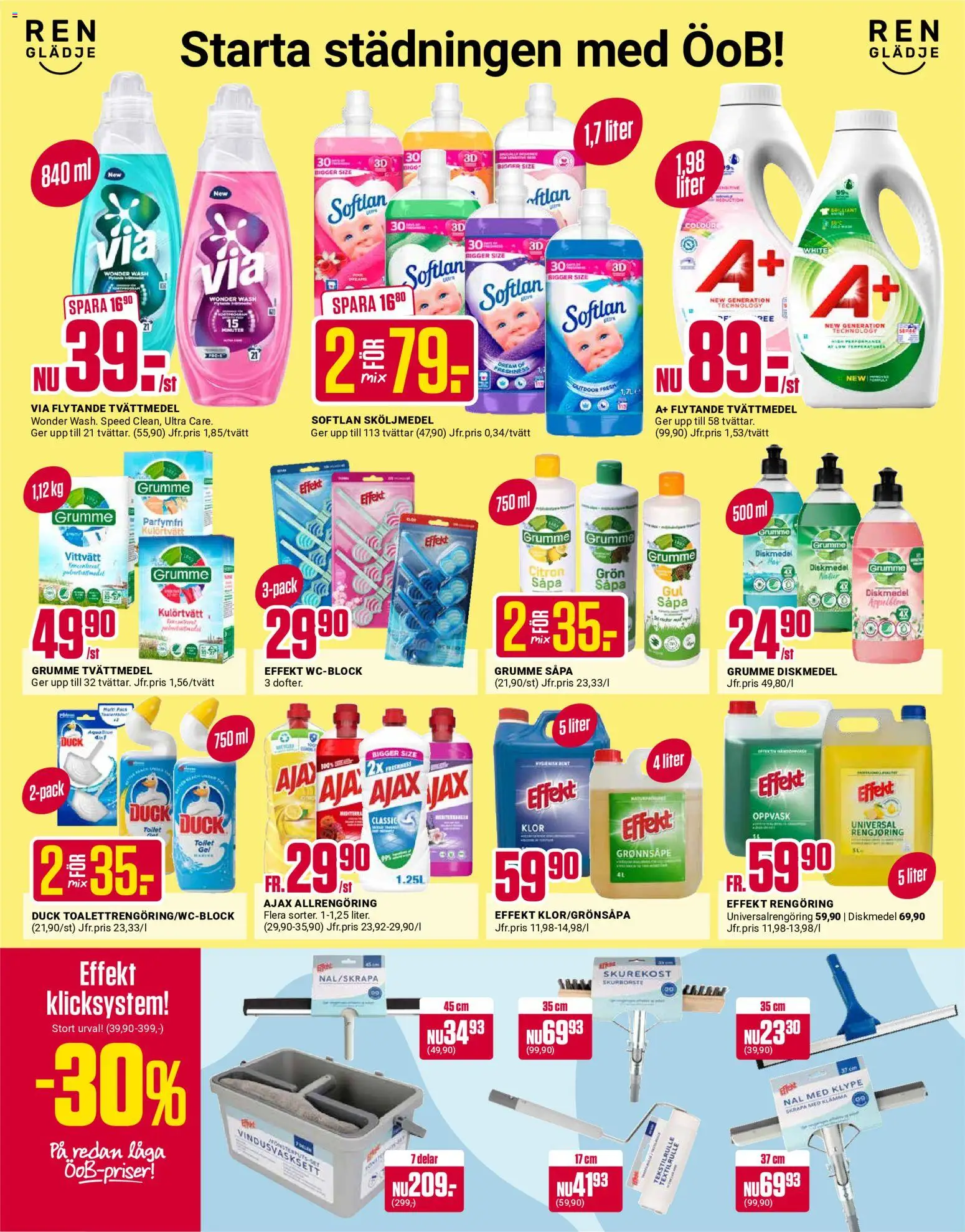 ÖoB erbjudanden Reklamblad in Sverige