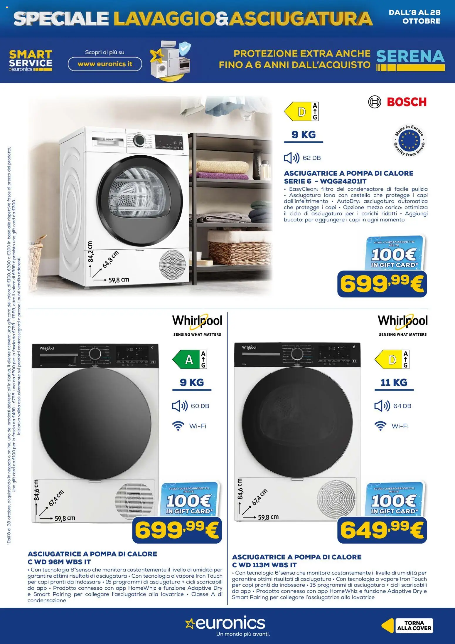 Euronics volantino Lavaggio Volantino in Italy