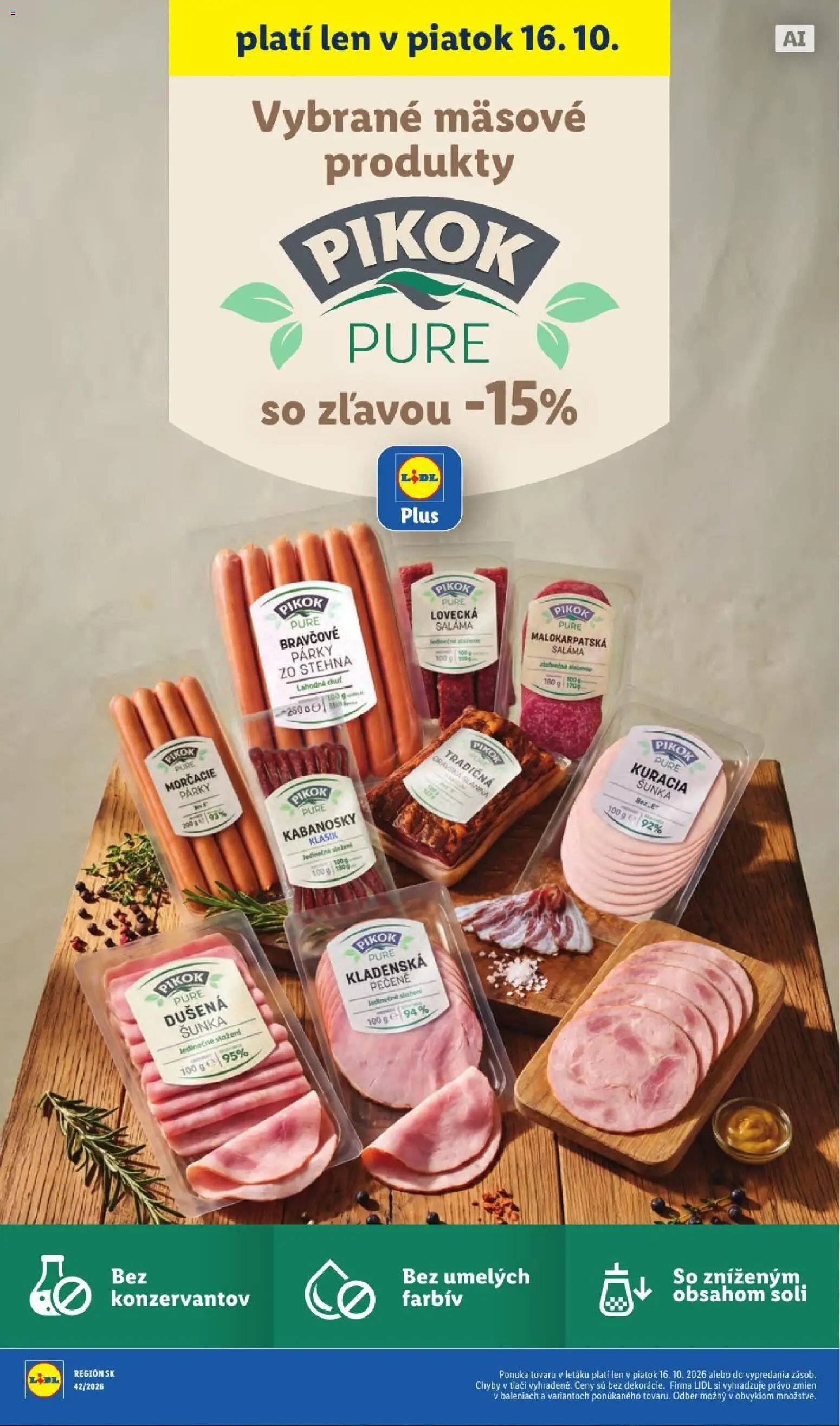 Lidl leták Leták in Slovensko