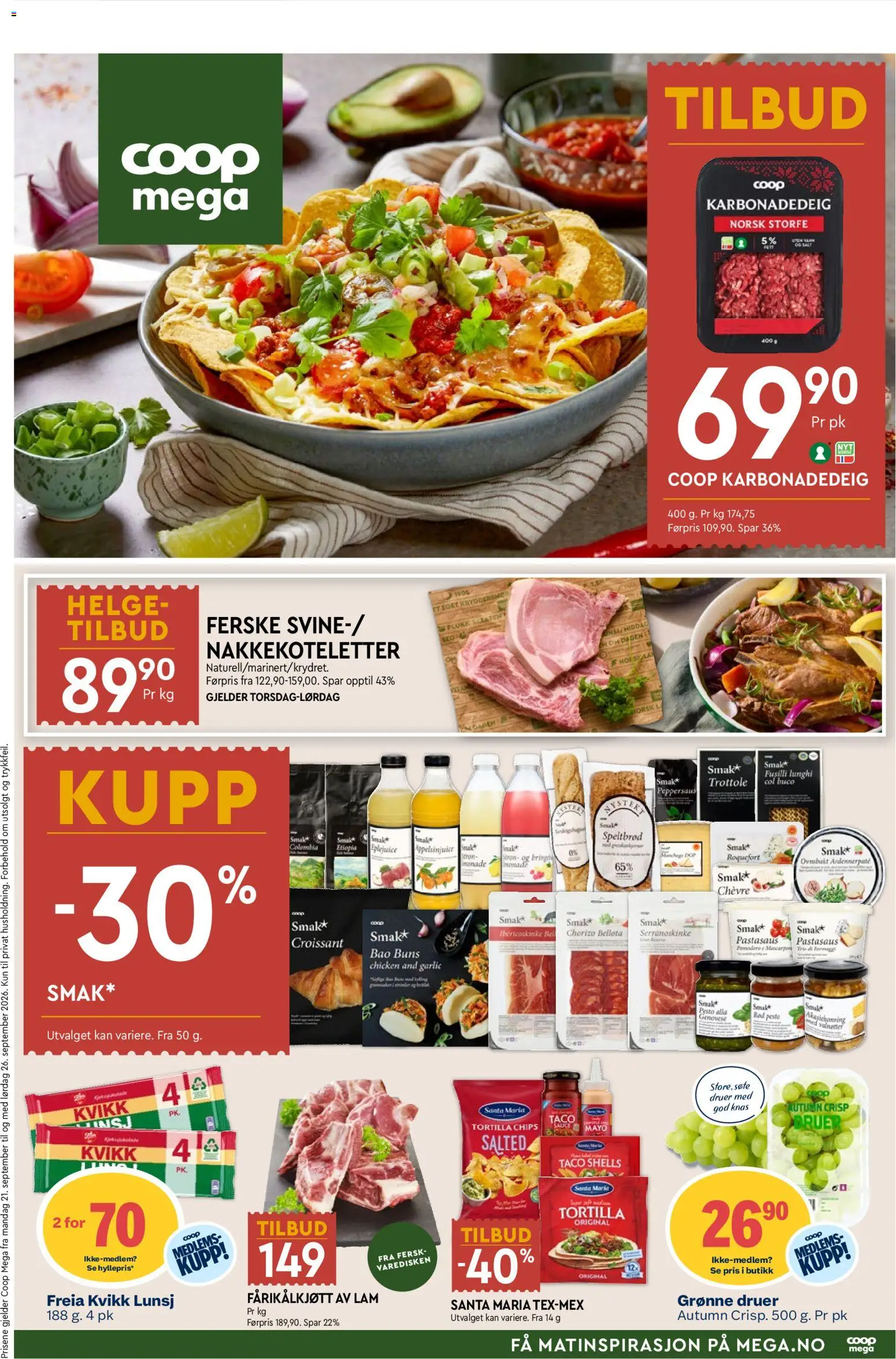 Coop Mega kundeavis Kundeavis in Norge