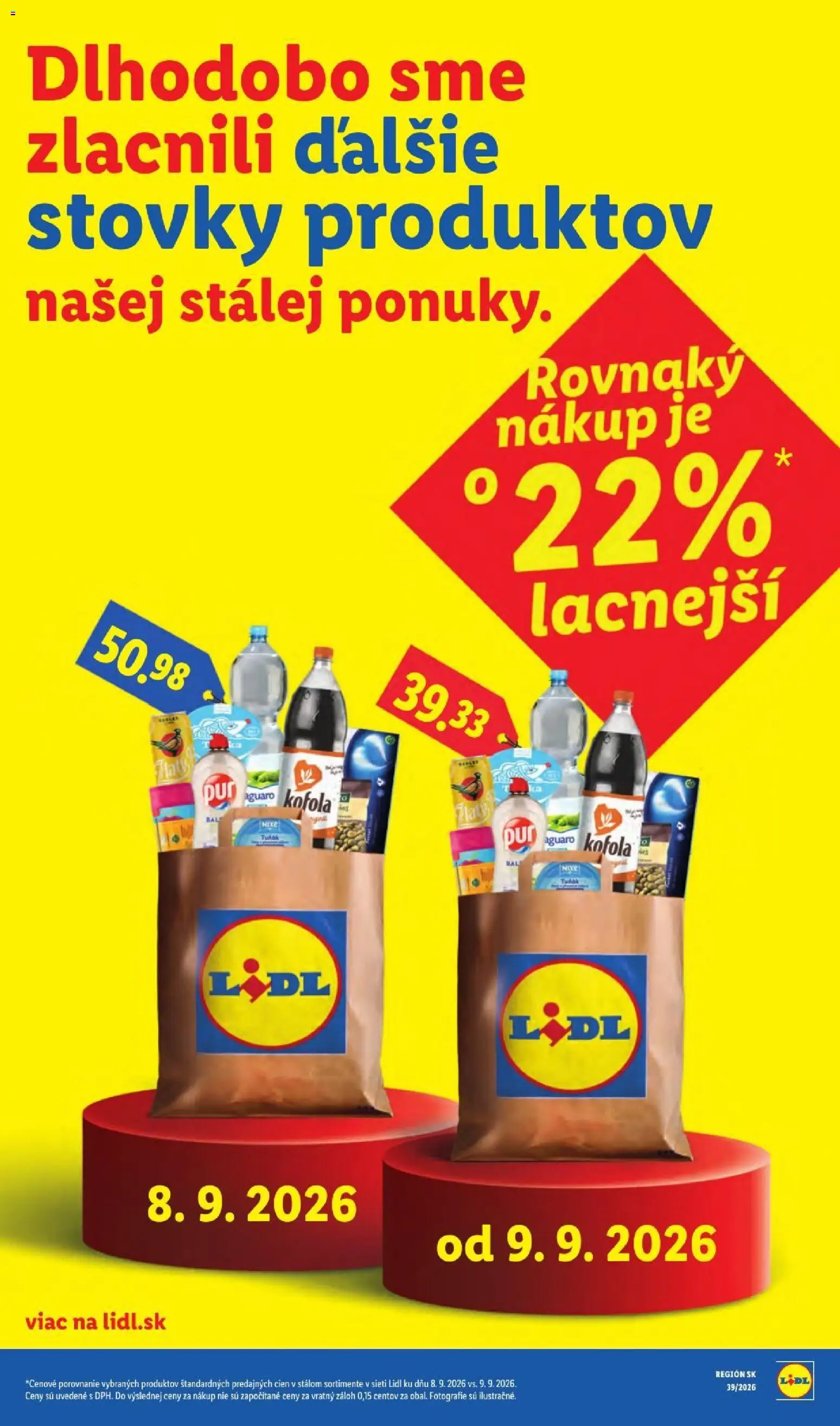 Lidl leták Leták in Slovensko