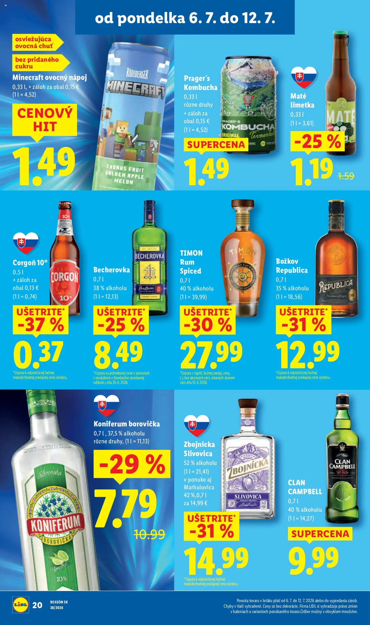 Lidl leták od 06.07.2026 » Pozrite si limitované zľavy a ušetrite ešte dnes! | Slovensko