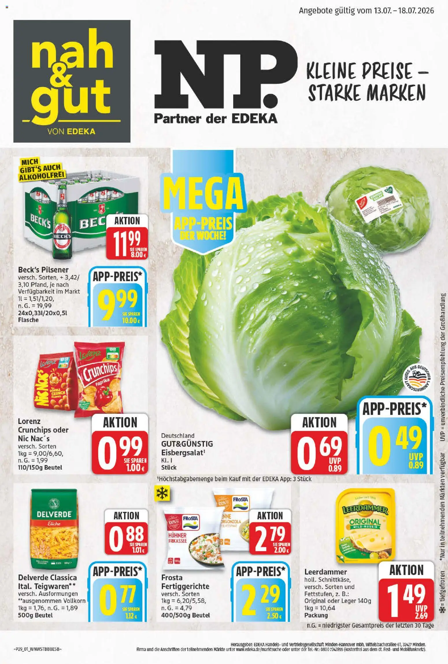 NP Discount Prospekt | 13.07.2026 | Wie erhält man einen begrenzten Rabatt? | Deutschland