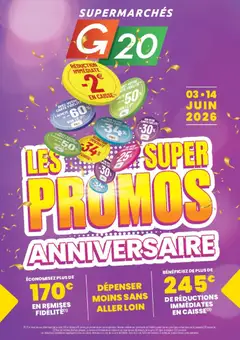 G20 Supermarchés G20 Supermarchés catalogue