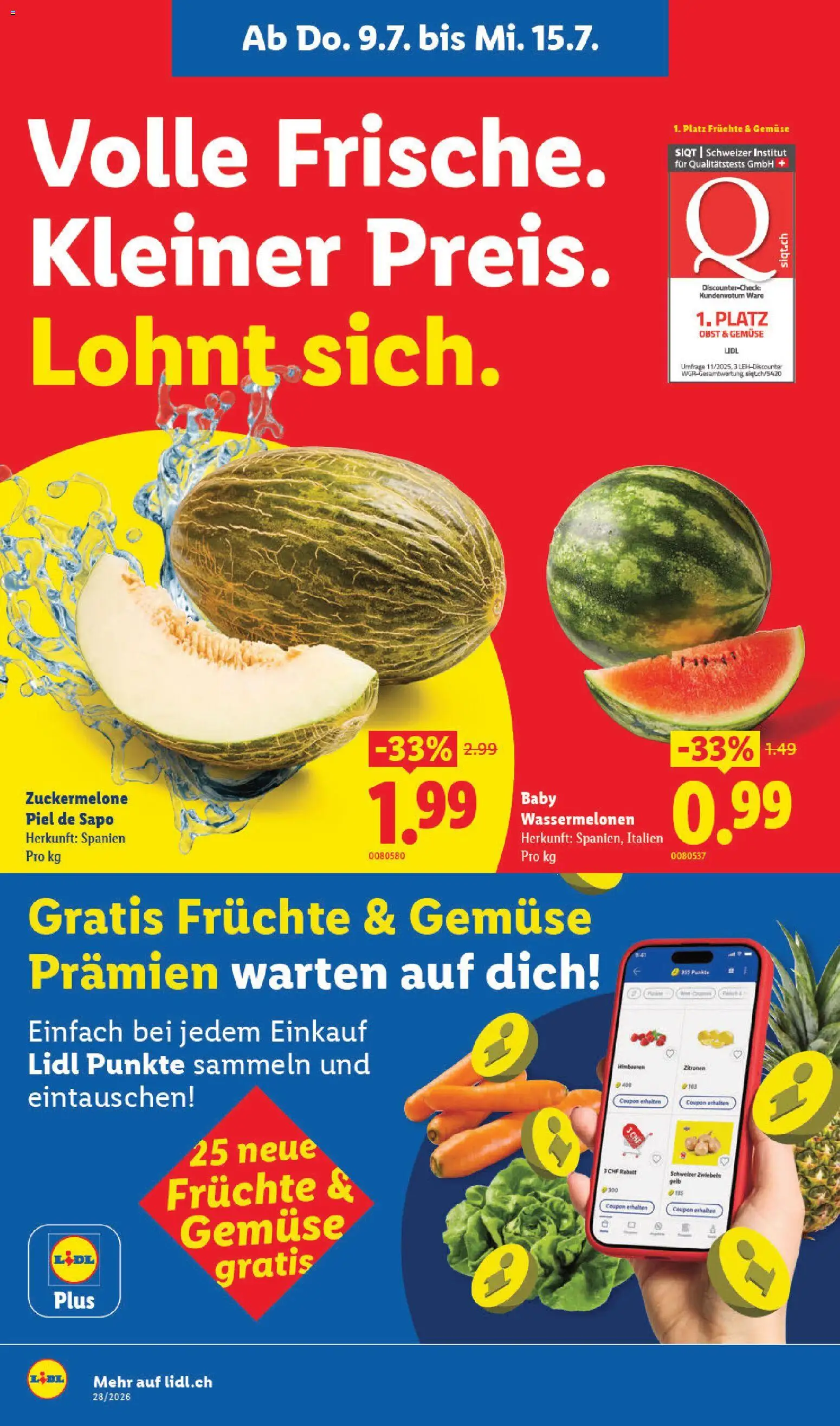🛍️ Lidl aktionen ab 09.07.2026 » Entdecken Sie exklusive Rabatte und sparen Sie noch heute! 💰 | Schweiz