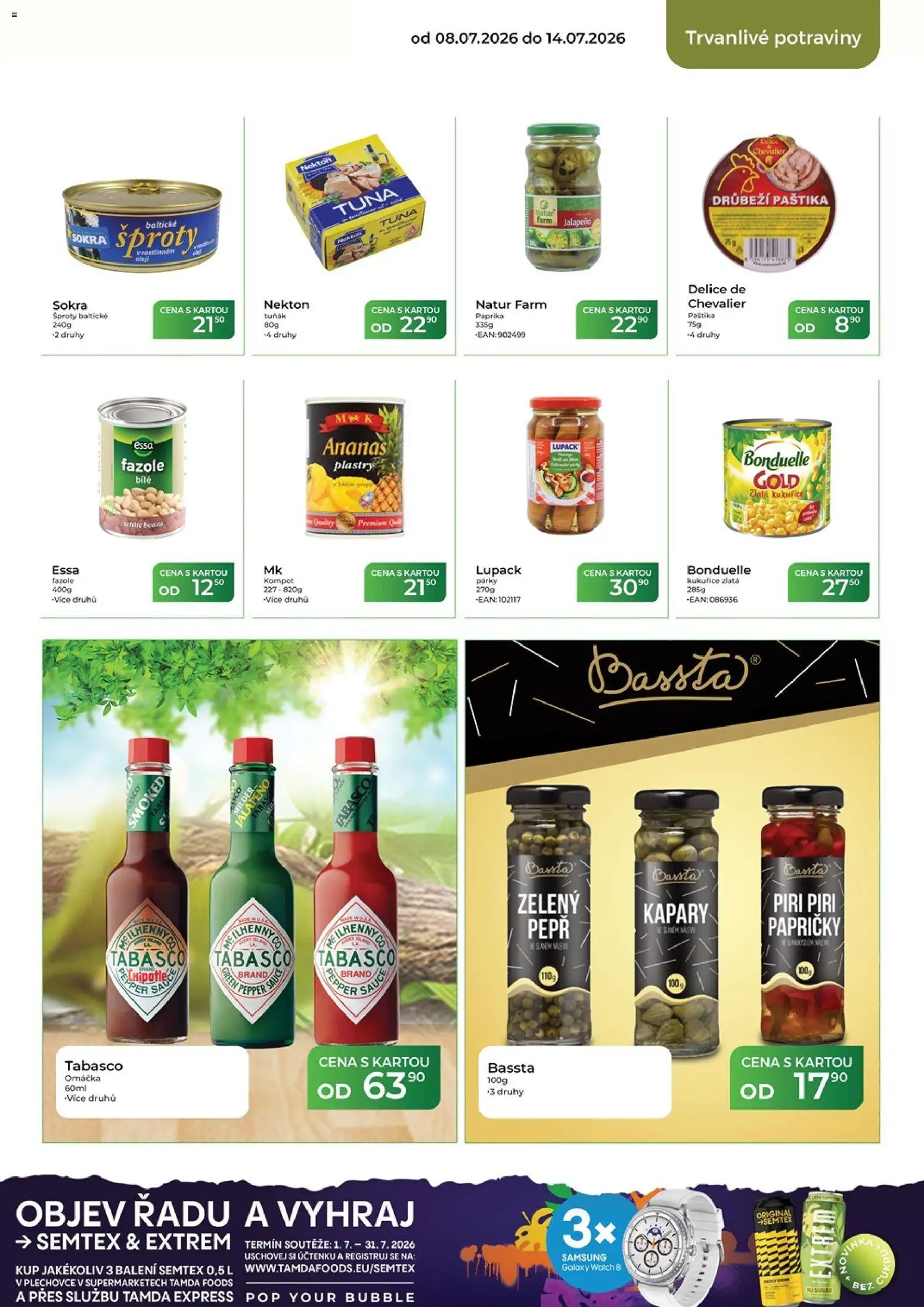 Tamda Foods leták od 08.07.2026 💥 Nenechte si ujít TOP nabídky! ⭐ | Česko