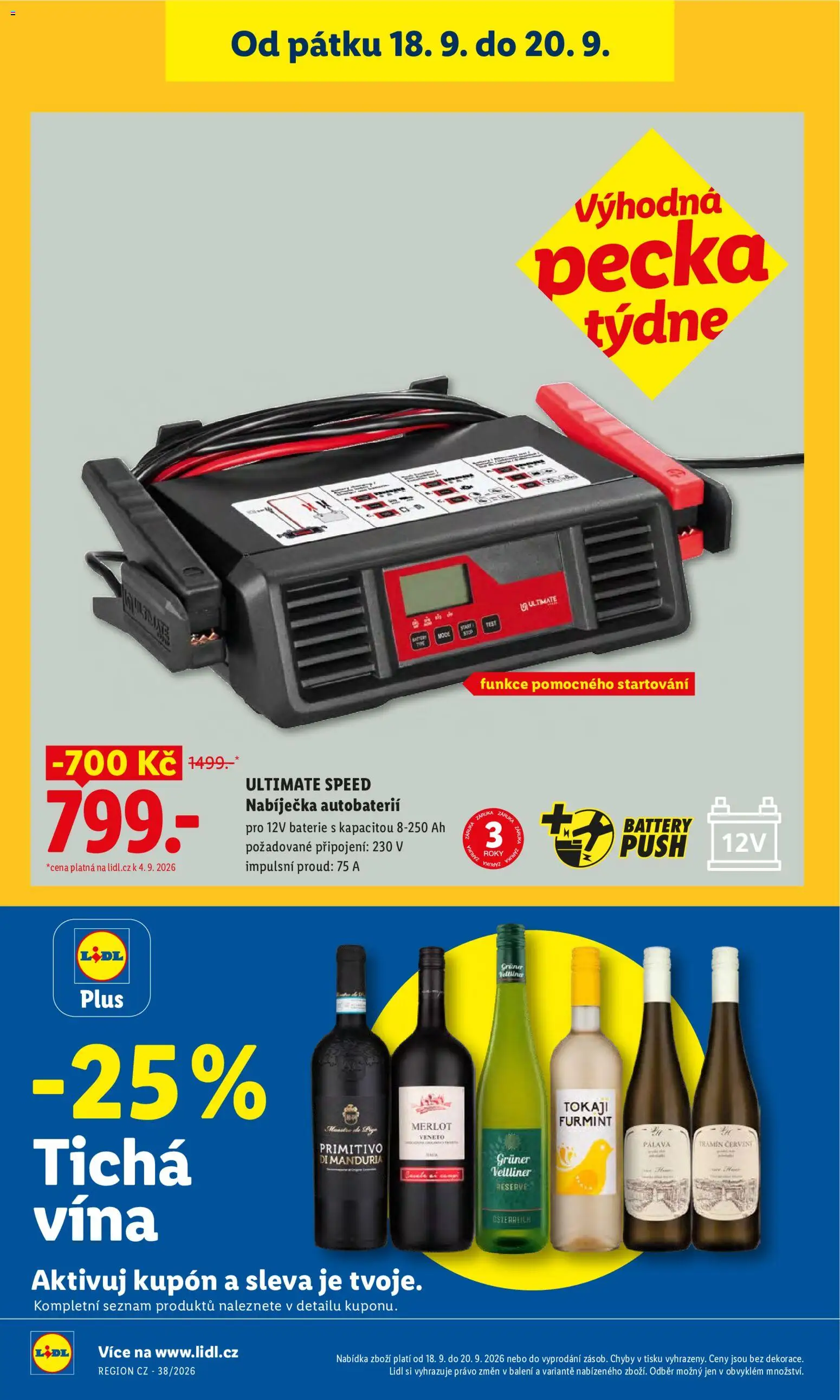 Lidl leták Leták in Česko