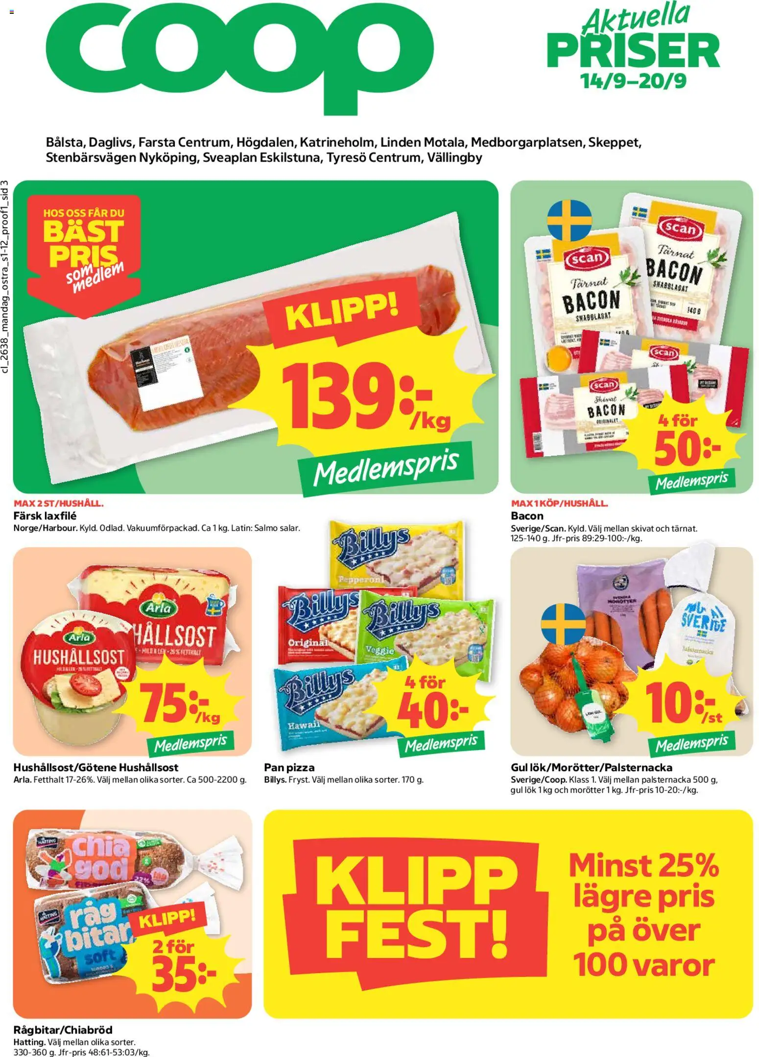 Coop erbjudanden Reklamblad in Sverige