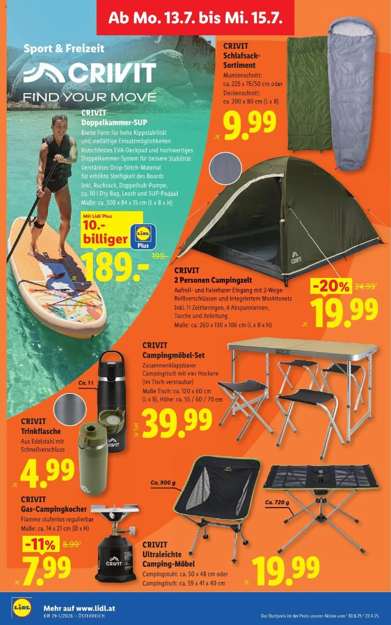 Jetzt sparen im Lidl - Flugblatt | 09.07.2026 ✳️ Angebote ab Donnerstag | Österreich