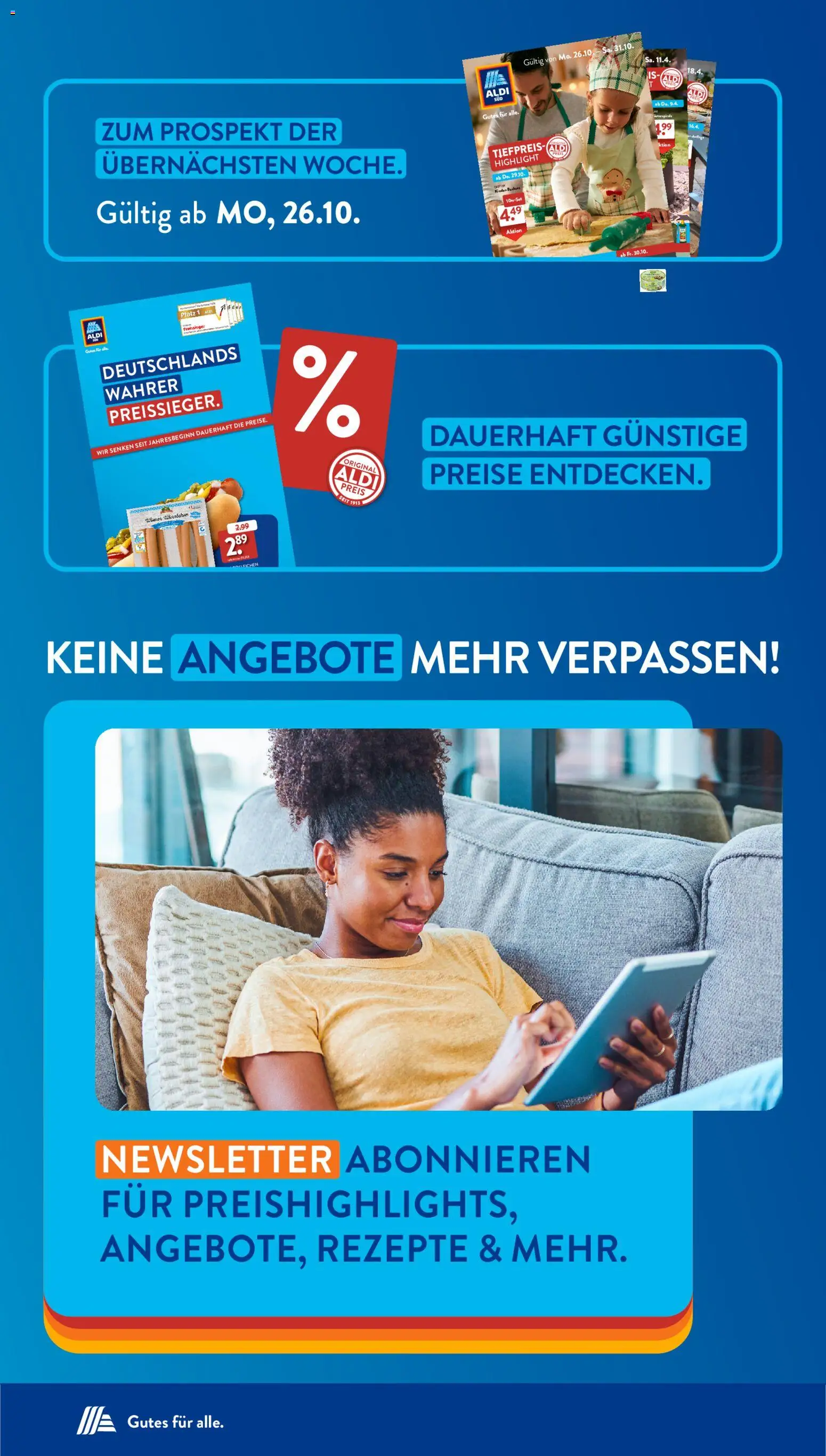 Aldi Süd Prospekt Prospekt in Deutschland