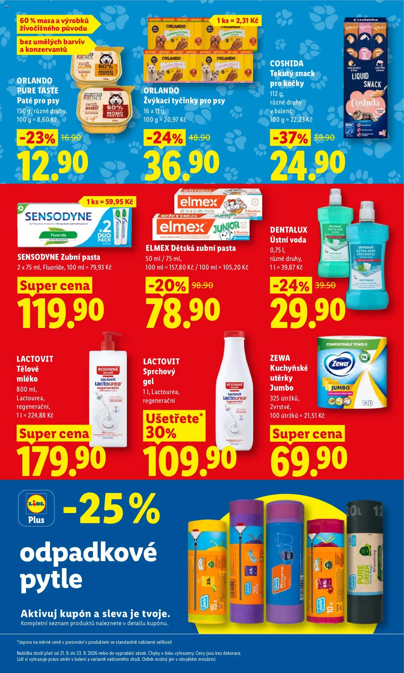 Lidl leták Leták in Česko