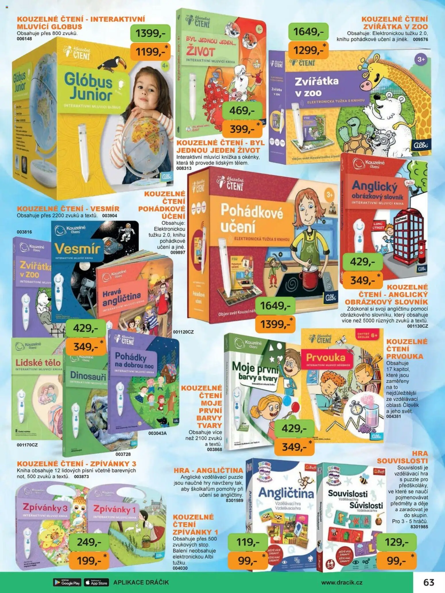Dráčik katalog - Vánoce Leták in Česko