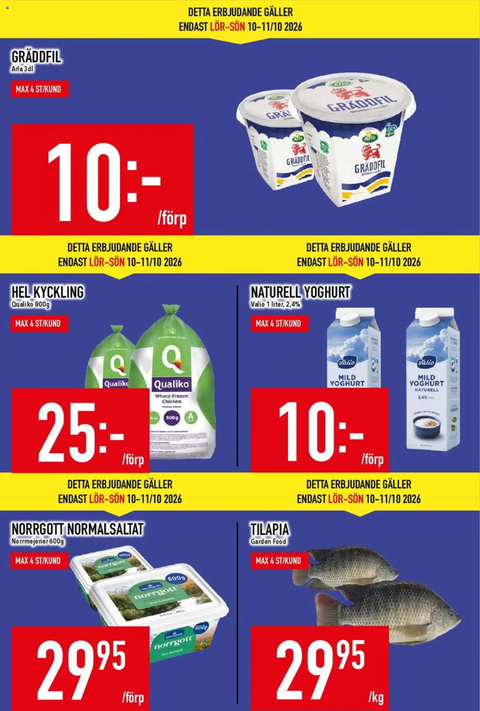 Matdax erbjudanden Reklamblad in Sverige