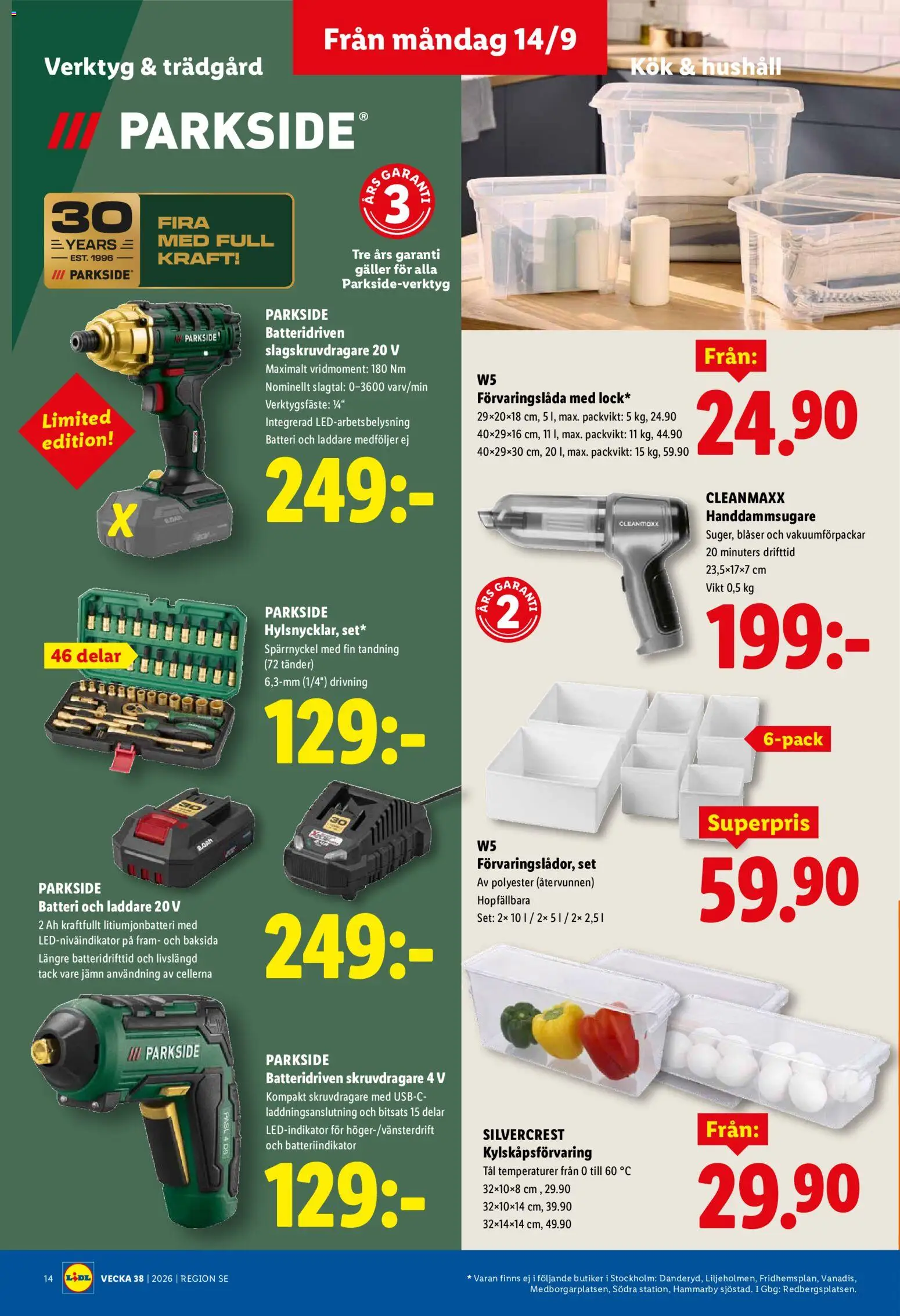 Lidl erbjudanden Reklamblad in Sverige