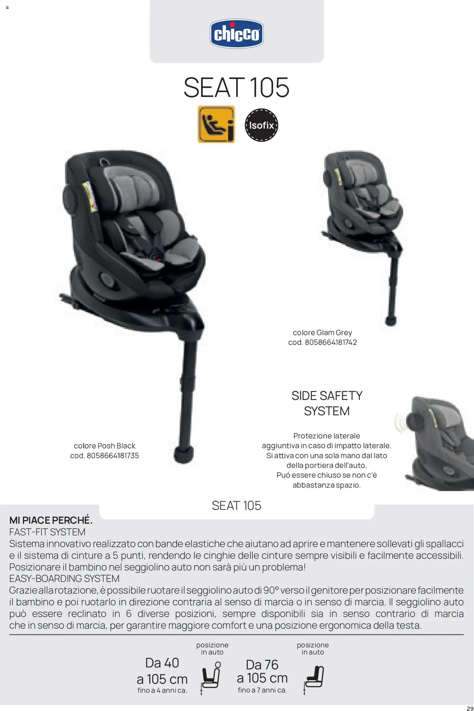 Prenatal volantino Seggiolini auto Volantino in Italy