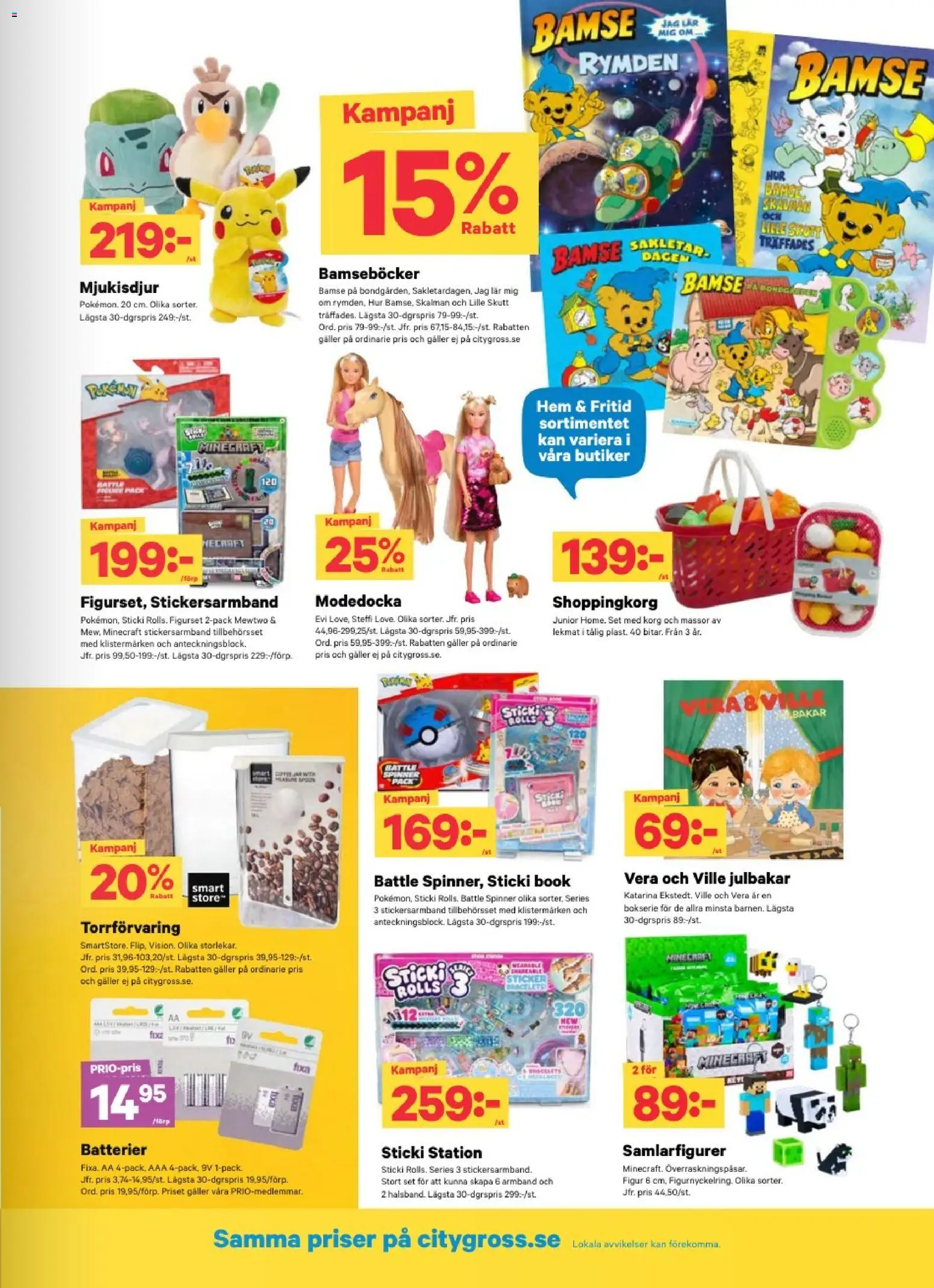 City Gross erbjudanden Reklamblad in Sverige