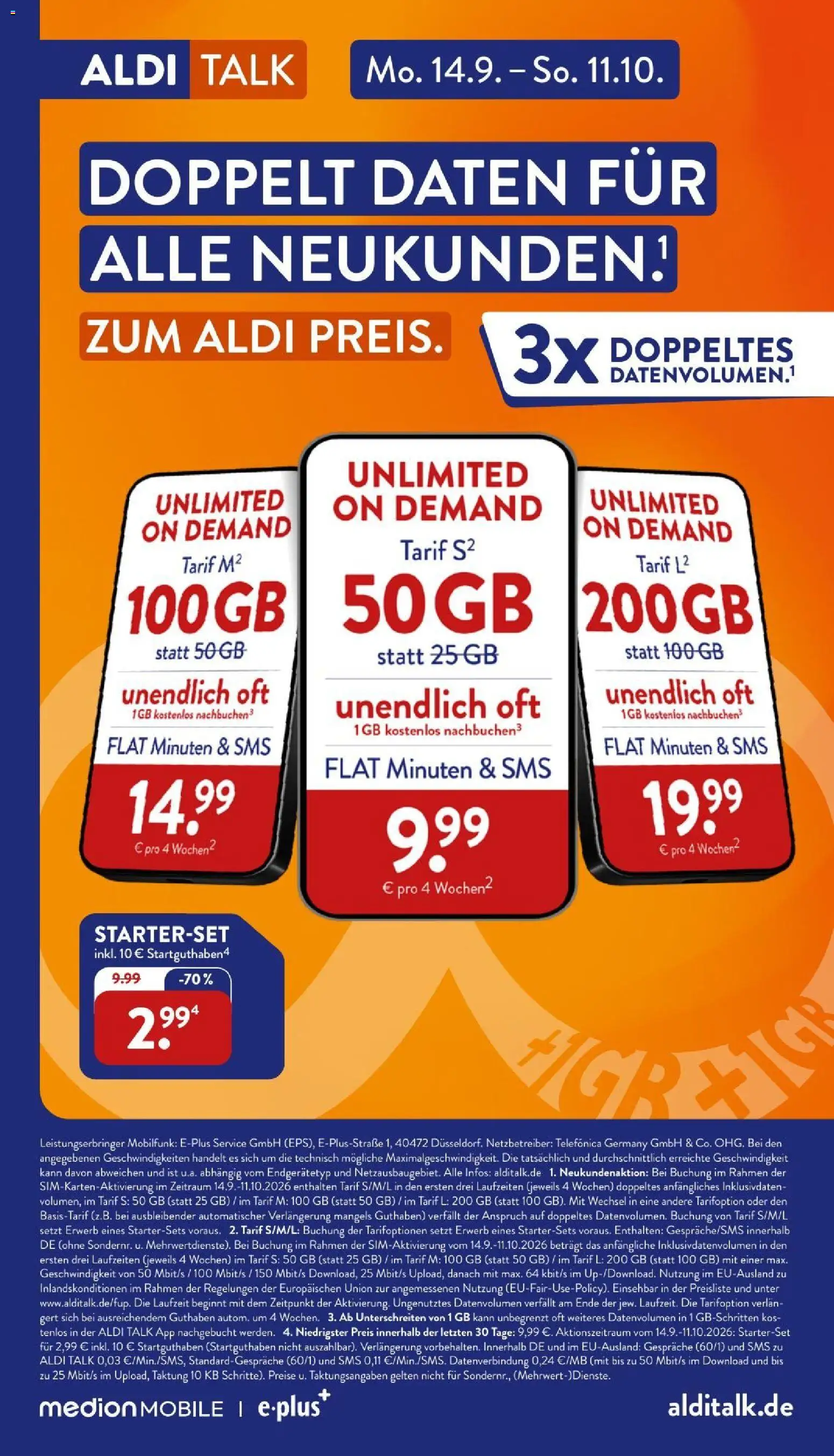 Aldi Prospekt Prospekt in Deutschland