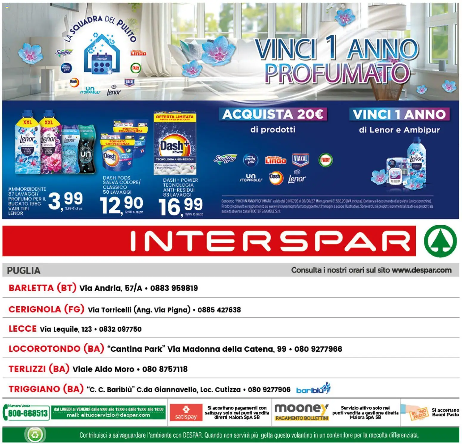 Interspar volantino Volantino in Italy