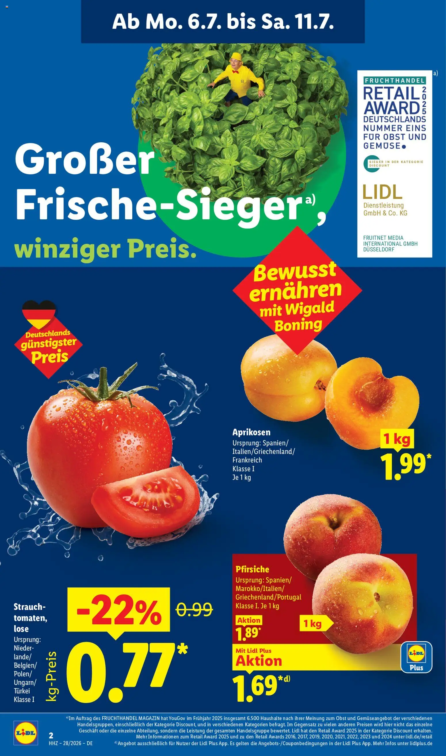 Lidl Prospekt | 06.07.2026 | Wie erhält man einen begrenzten Rabatt? | Deutschland