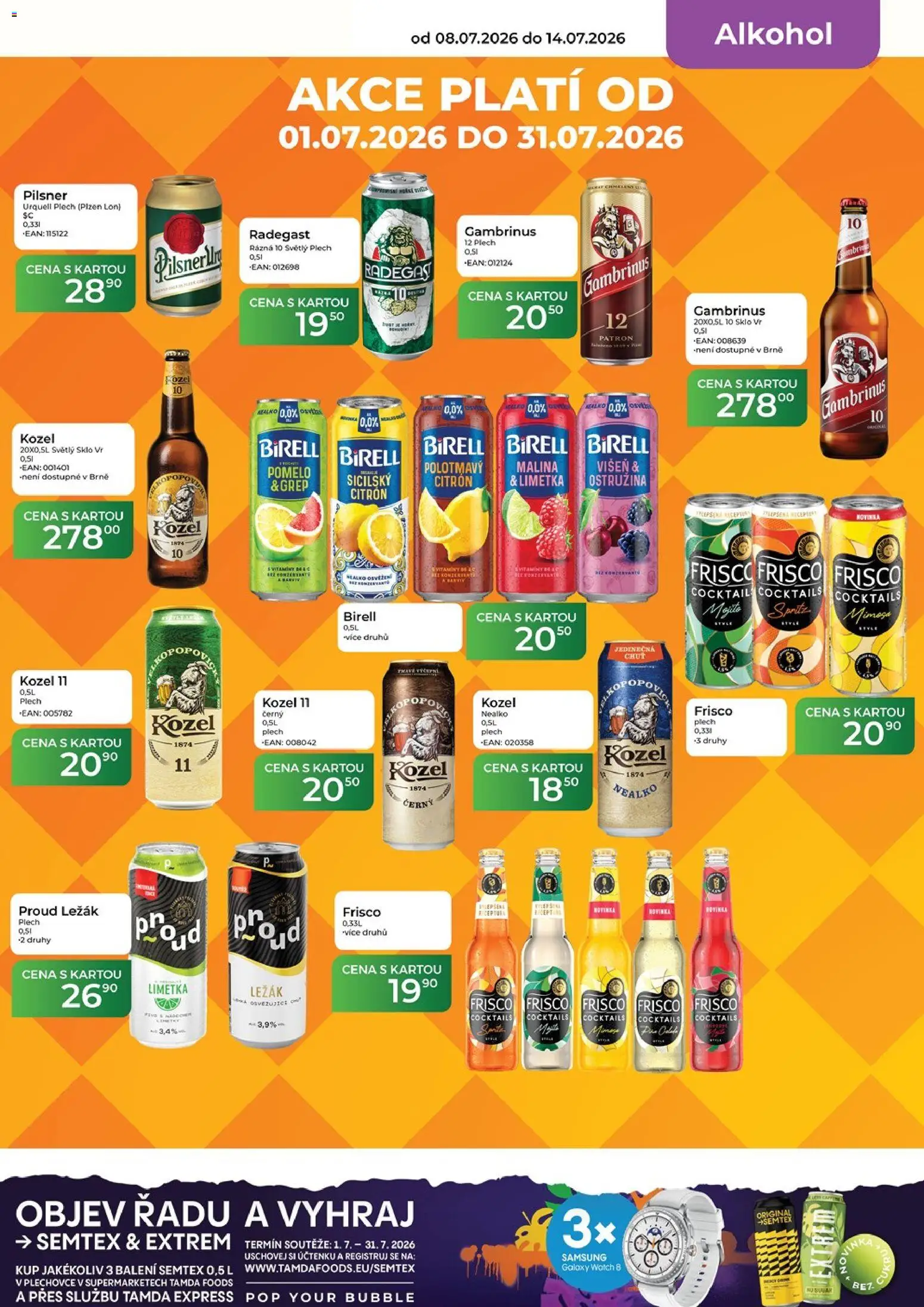 Tamda Foods leták od 08.07.2026 💥 Nenechte si ujít TOP nabídky! ⭐ | Česko