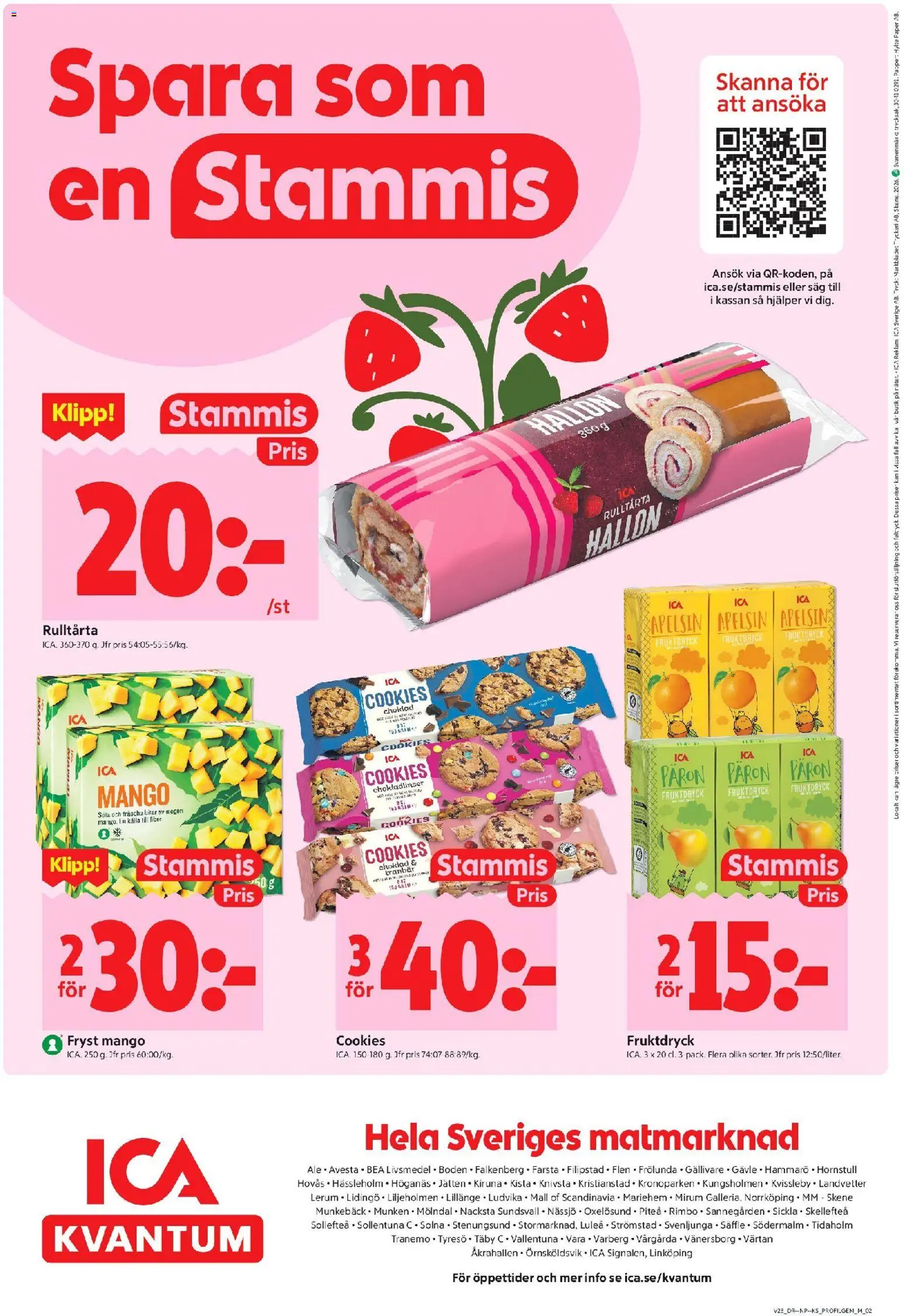 Nuvarande ICA Kvantum erbjudanden från 📣 06/07/2026 - 12/07/2026 📣 | Sverige