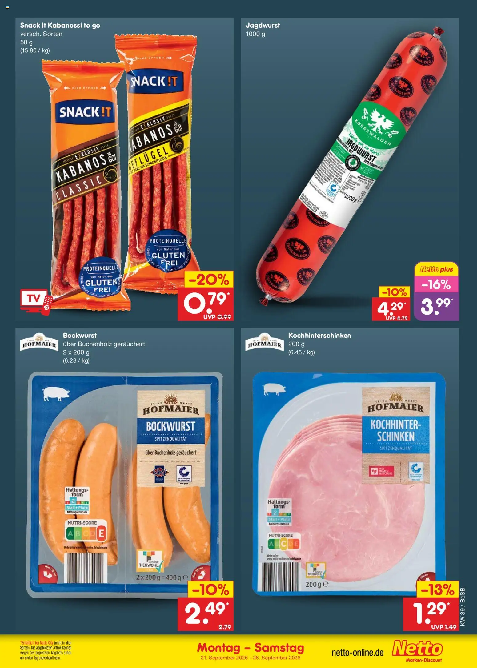Netto Marken-Discount Prospekt Prospekt in Deutschland