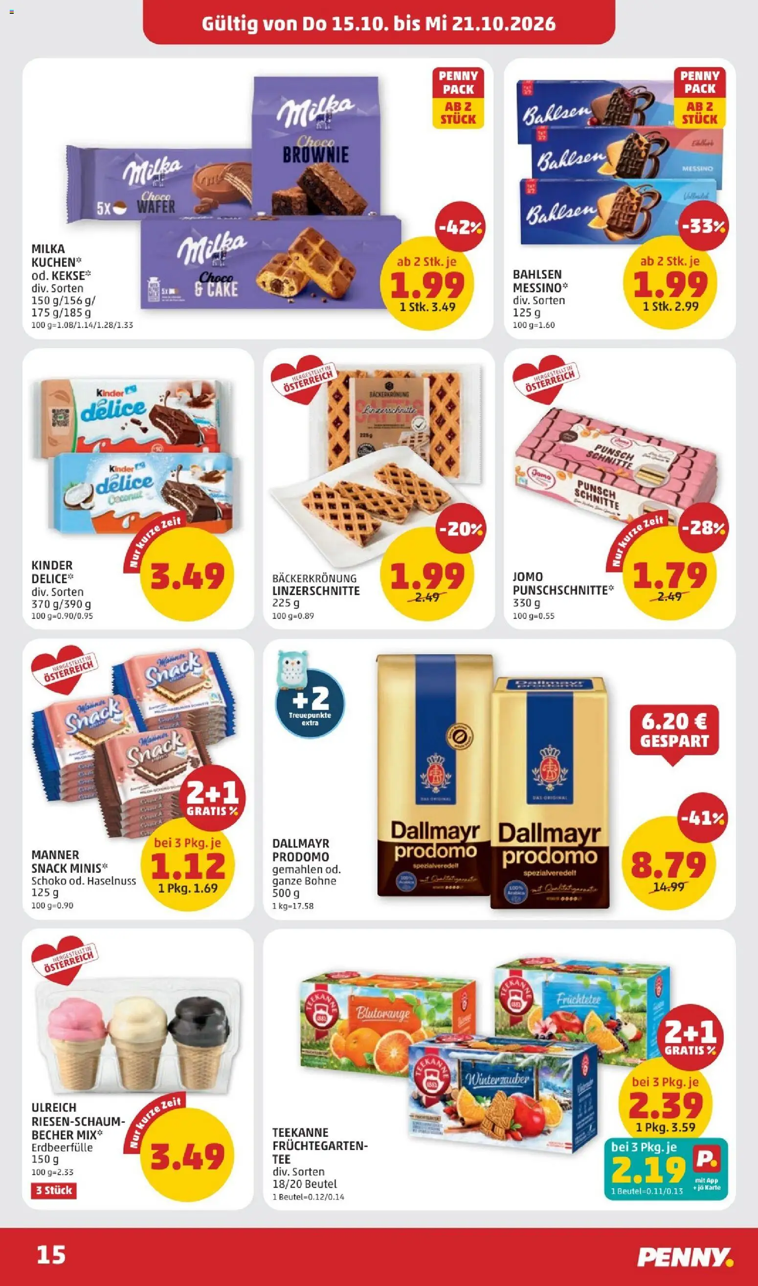 Penny Markt Flugblatt Flugblatt in Österreich