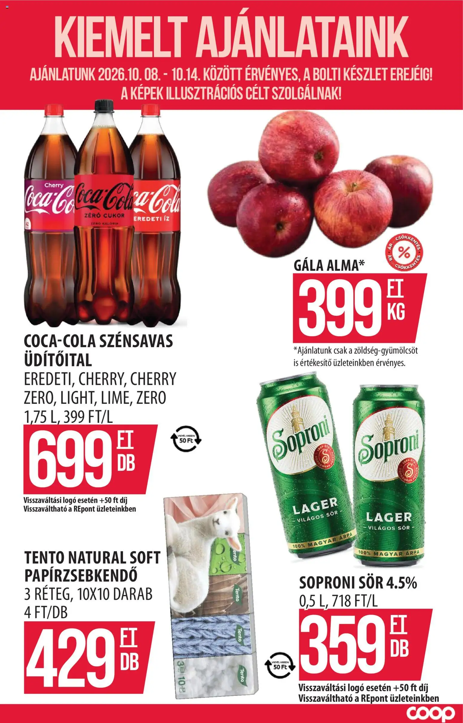 COOP Szolnok akciós újság Akciós újság in Magyarország