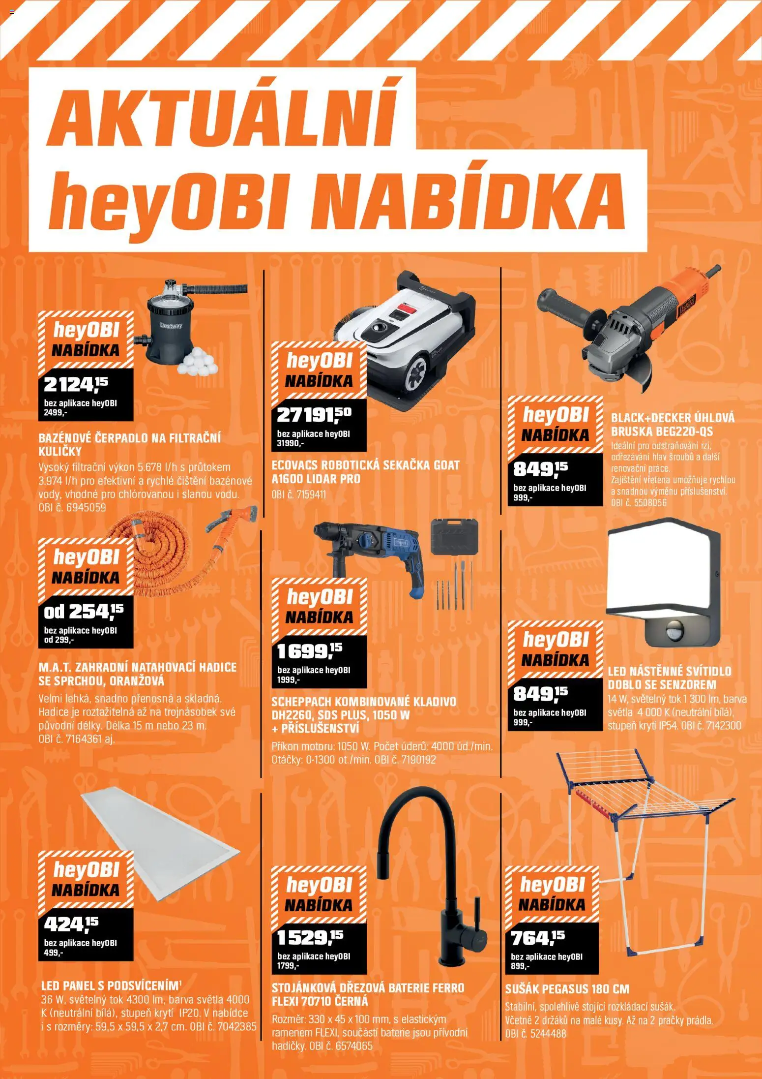 OBI leták od 01.07.2026 💥 Nenechte si ujít TOP nabídky! ⭐ | Česko