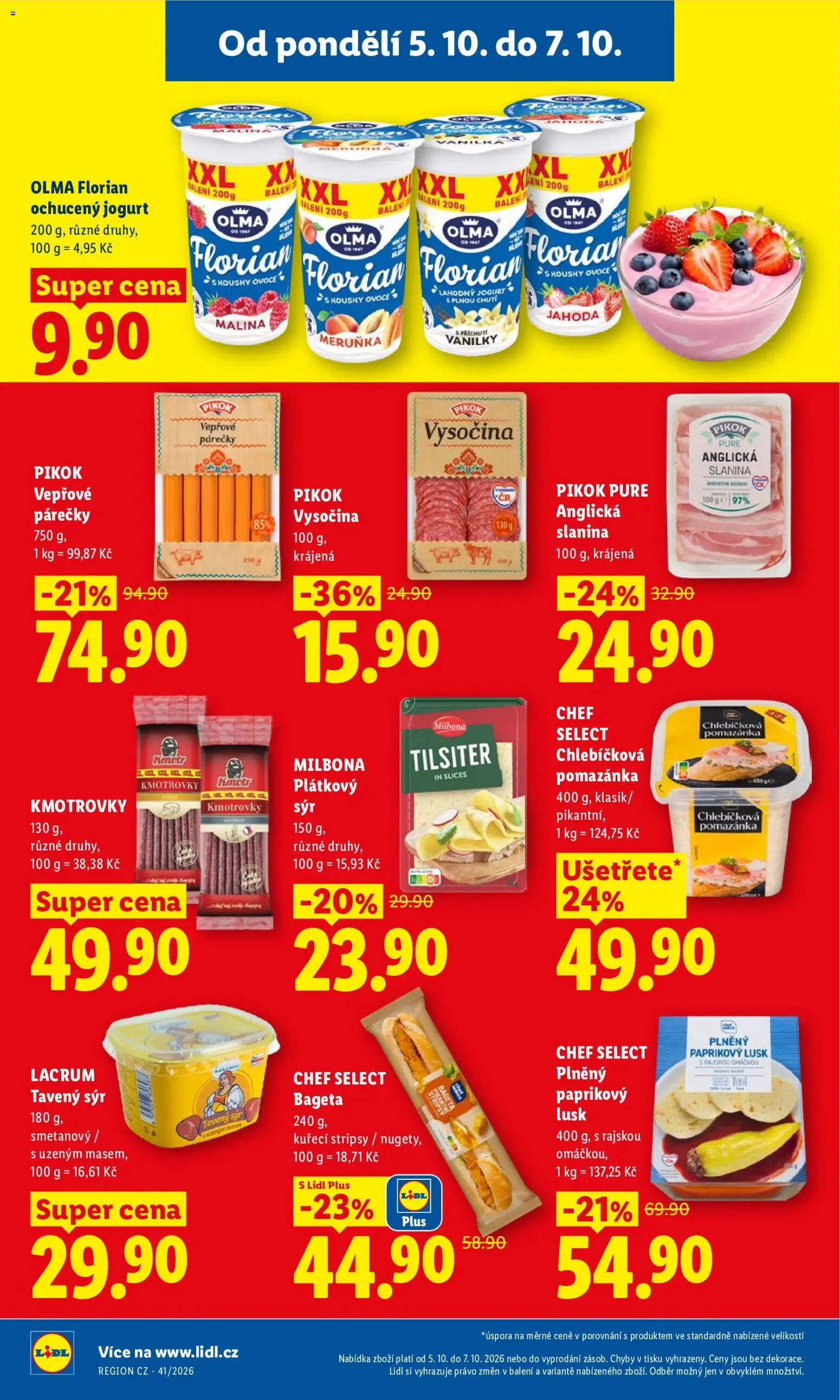 Lidl leták Leták in Česko