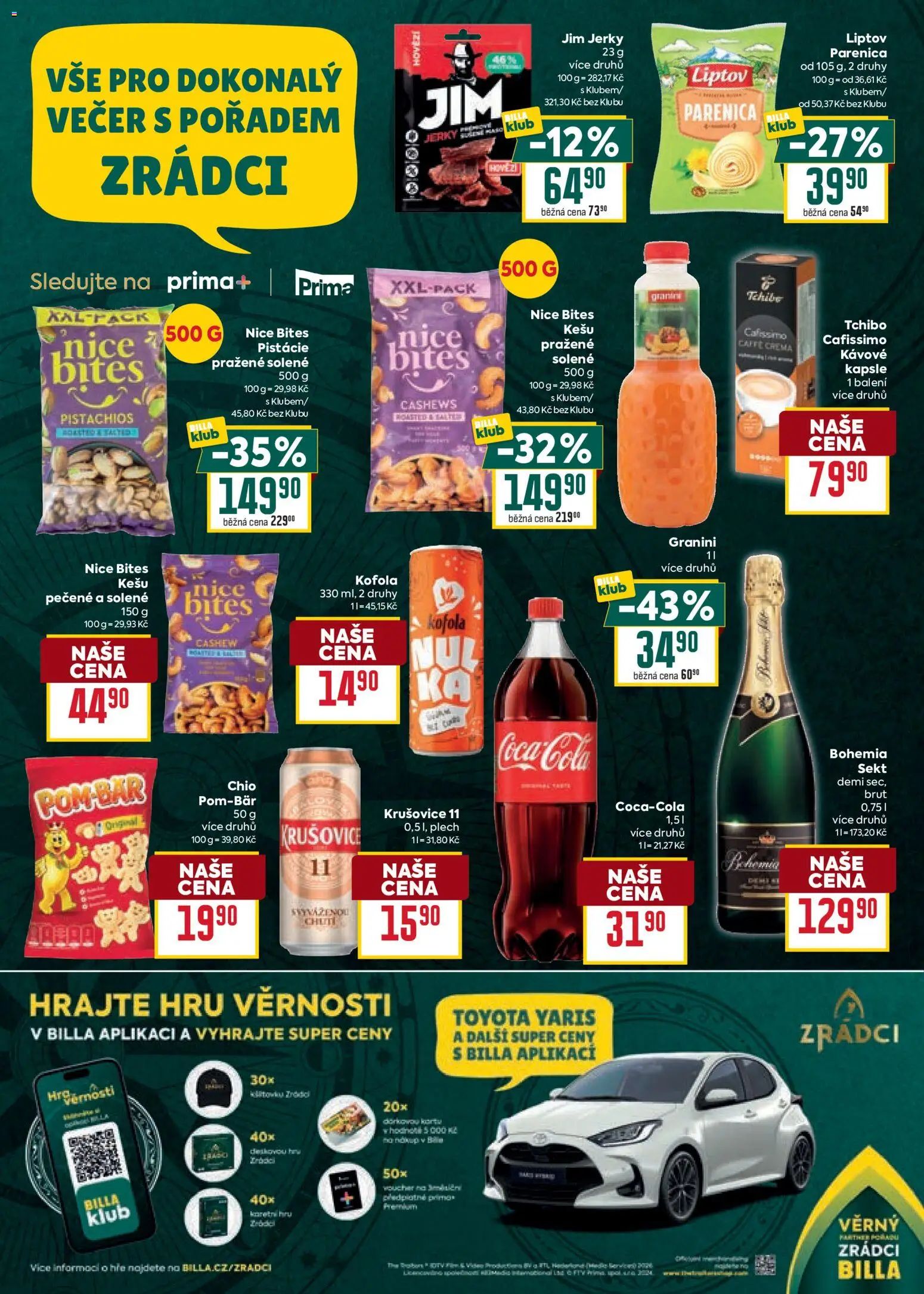 Billa Velký leták Leták in Česko