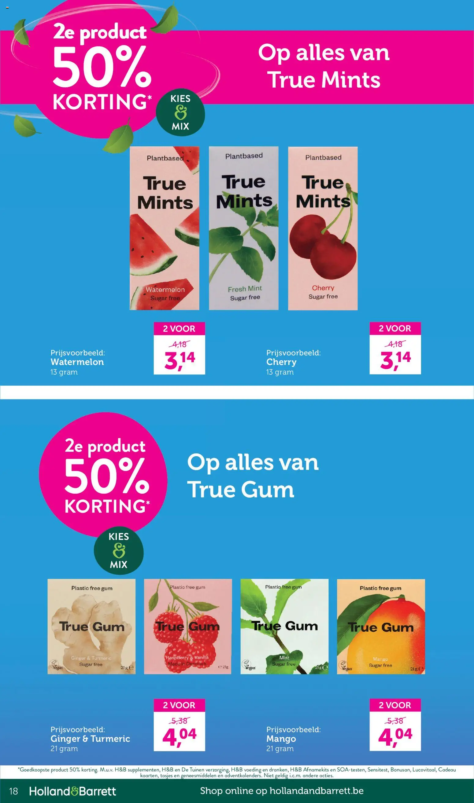 Holland & Barrett Folder / Publicité Folder in België